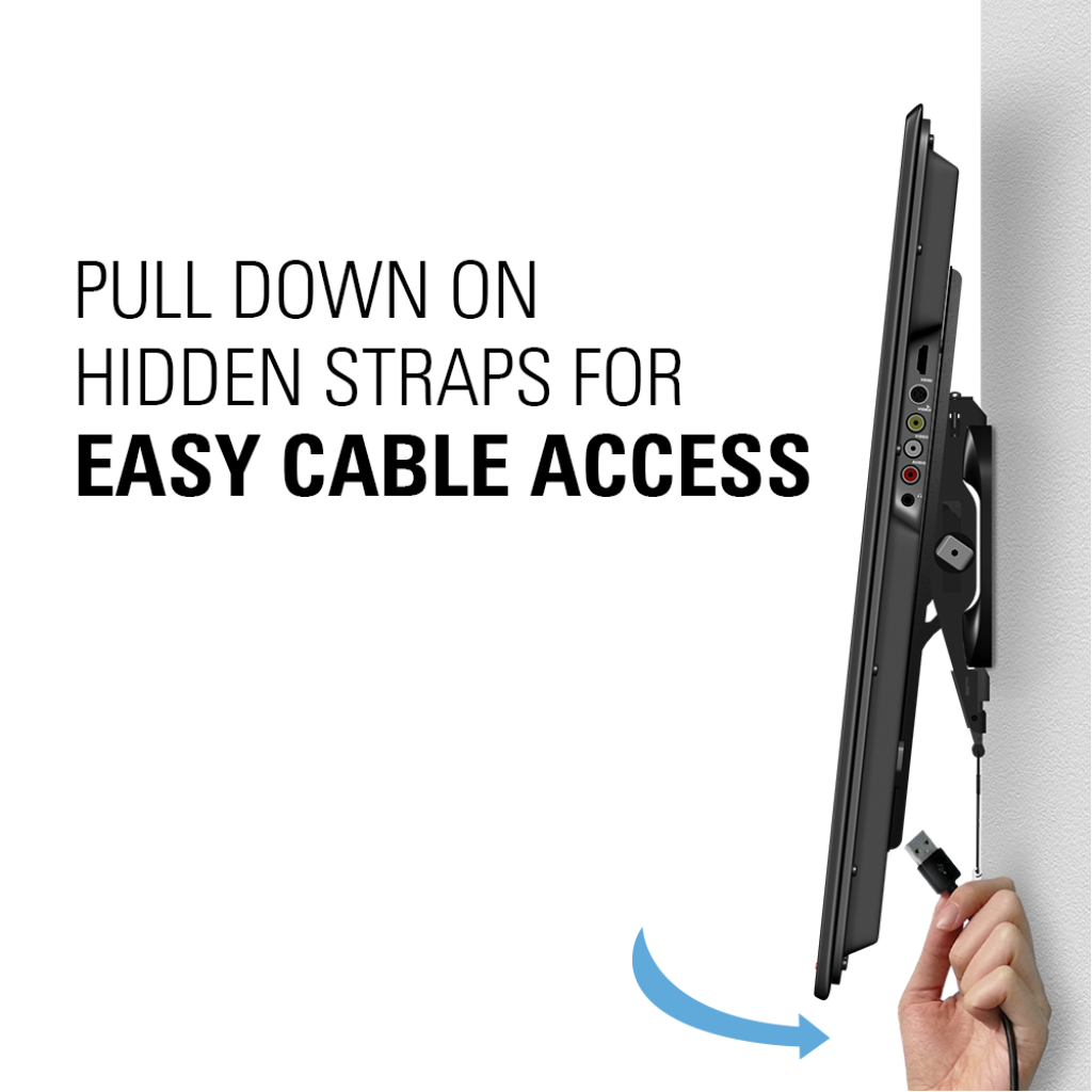 Support TV inclinable Sanus Premium Medium pour modèles de 37 à 55 pouces