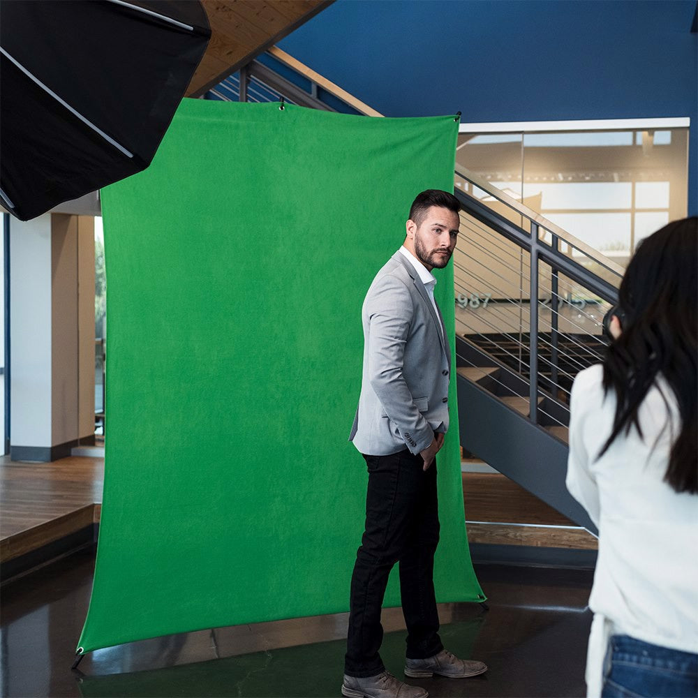 Arrière-plan de voyage sauvage Chroma Green