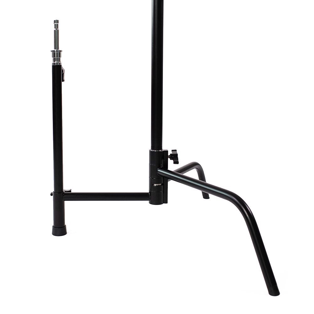 Support en C en acier inoxydable avec revêtement noir Savage