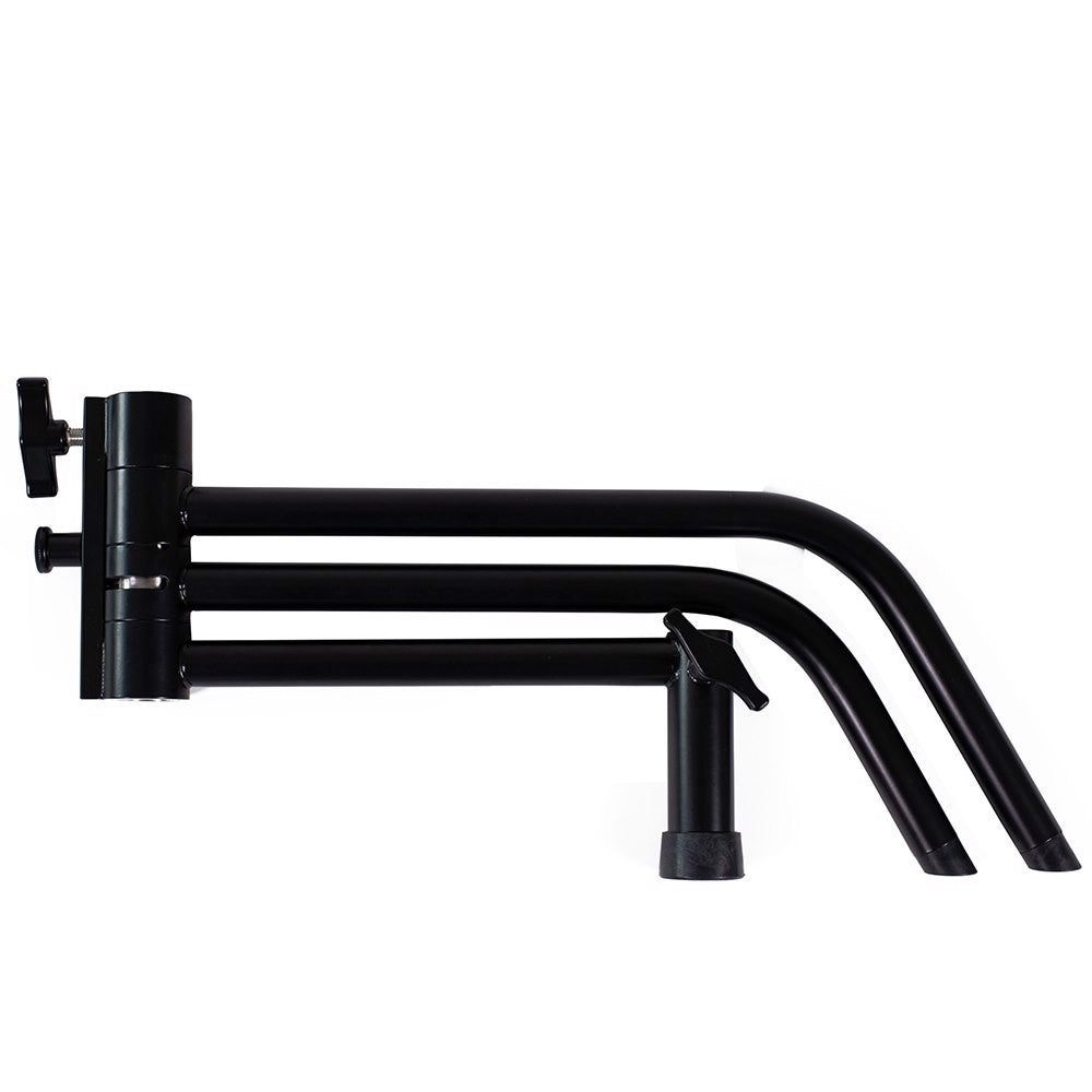 Support en C en acier inoxydable avec revêtement noir Savage