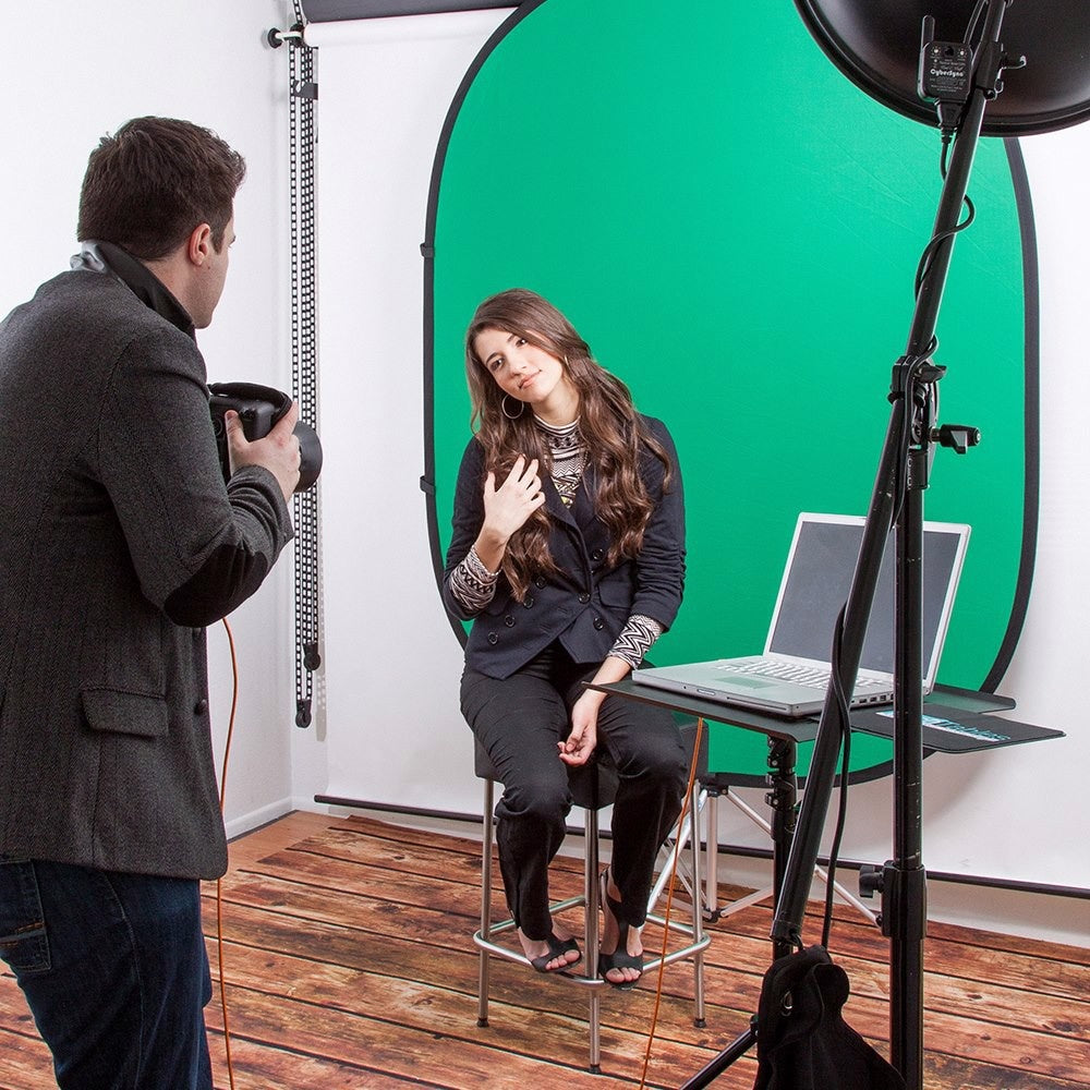 Arrière-plan pliable Savage Chroma Vert/Bleu