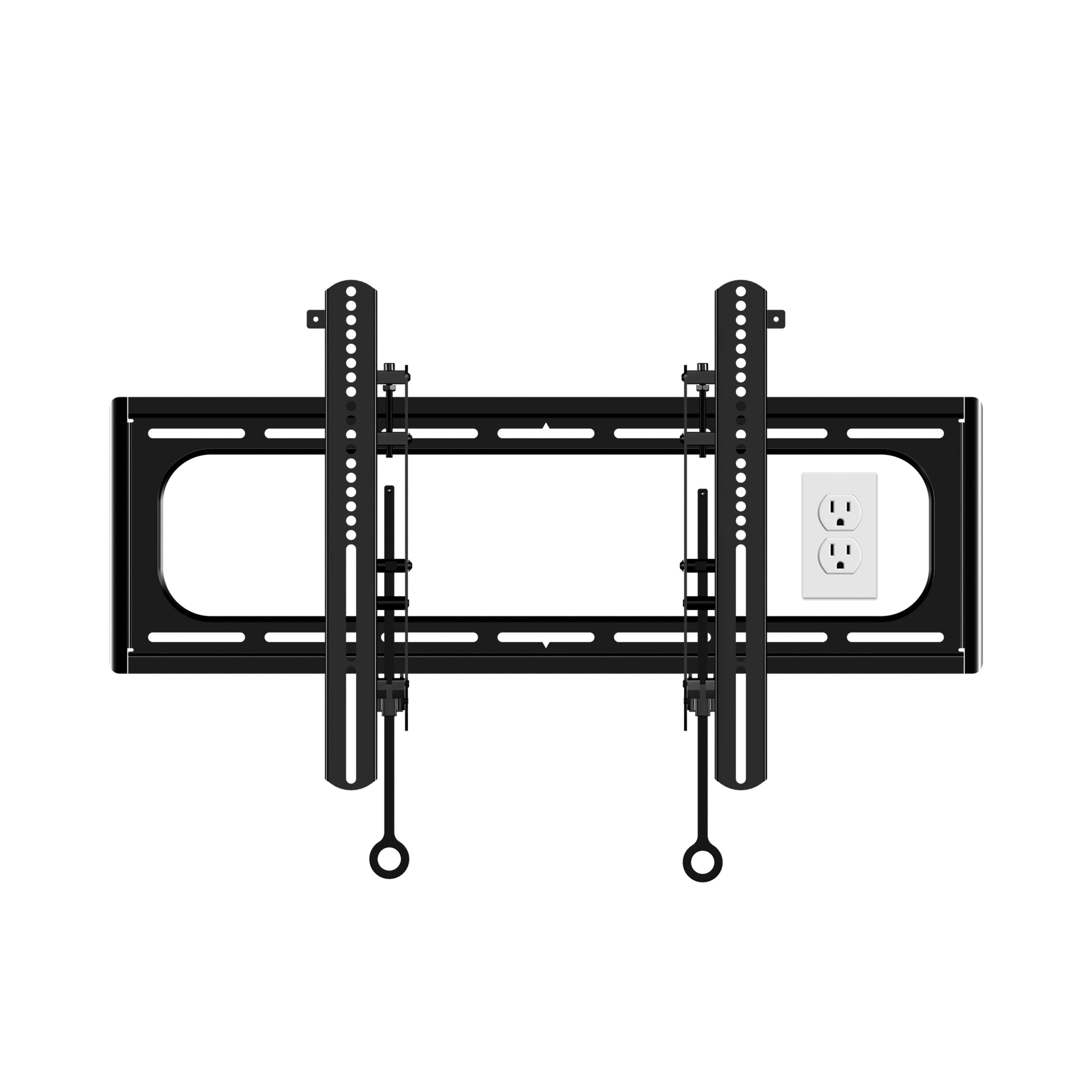 Support TV fixe Sanus Black Series de grande taille pour modèles de 37 à 95 pouces