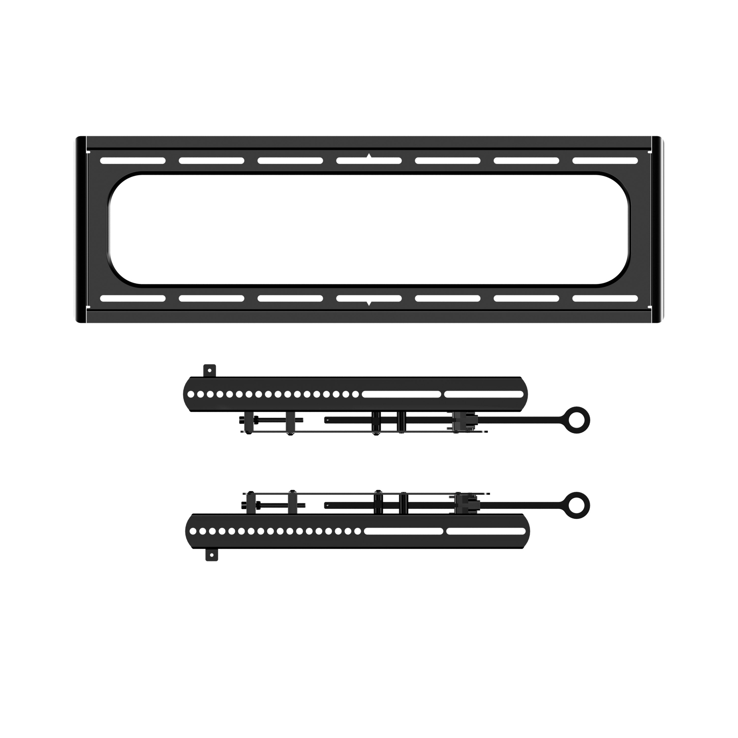 Support TV fixe Sanus Black Series de grande taille pour modèles de 37 à 95 pouces