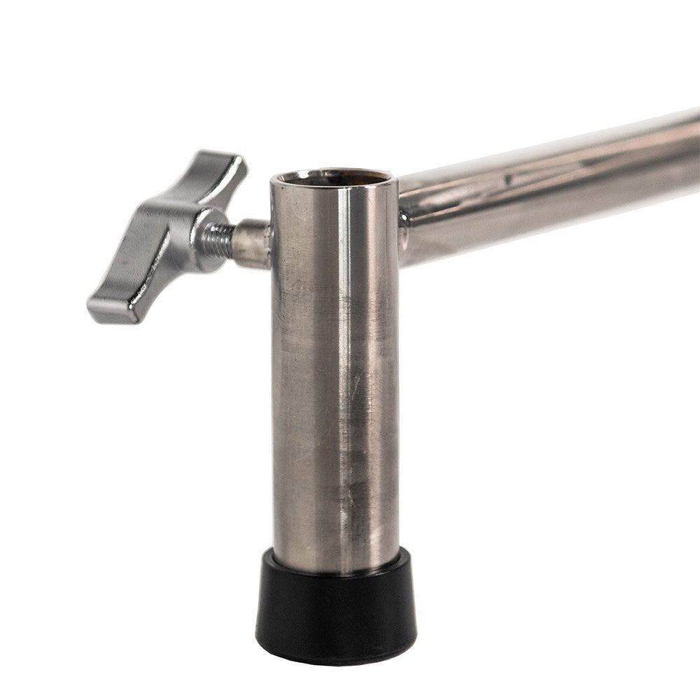 Kit de support en C Savage 40" en acier inoxydable avec papier blanc n° 50 53" x 18' et 4"