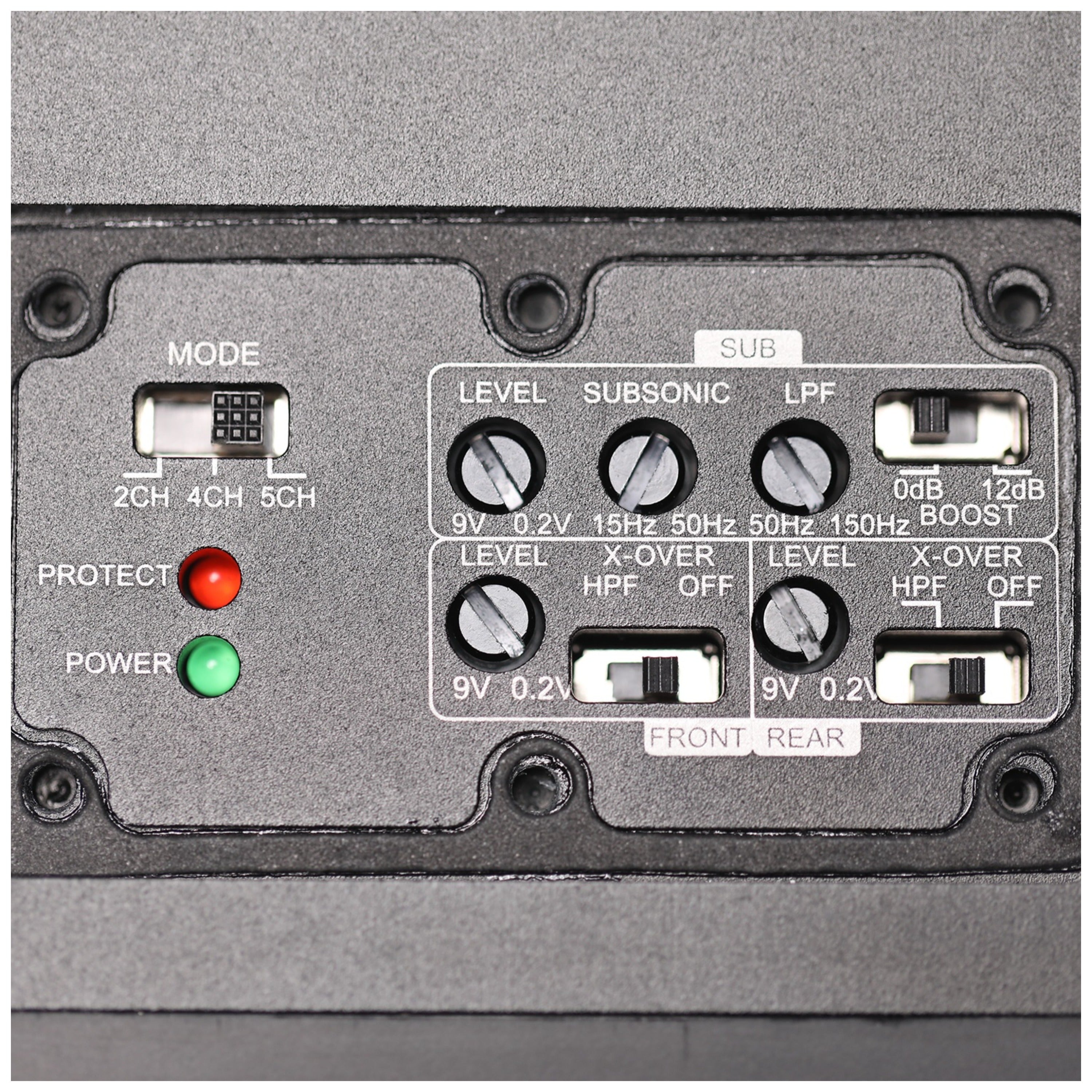 MB Quart DA2-500.5D 5 Ch Amplifier - 4 x 50W + 1 x 225W @ 2 Ohms, 4 x 35W + 1 x 150 W @ 4 Ohms