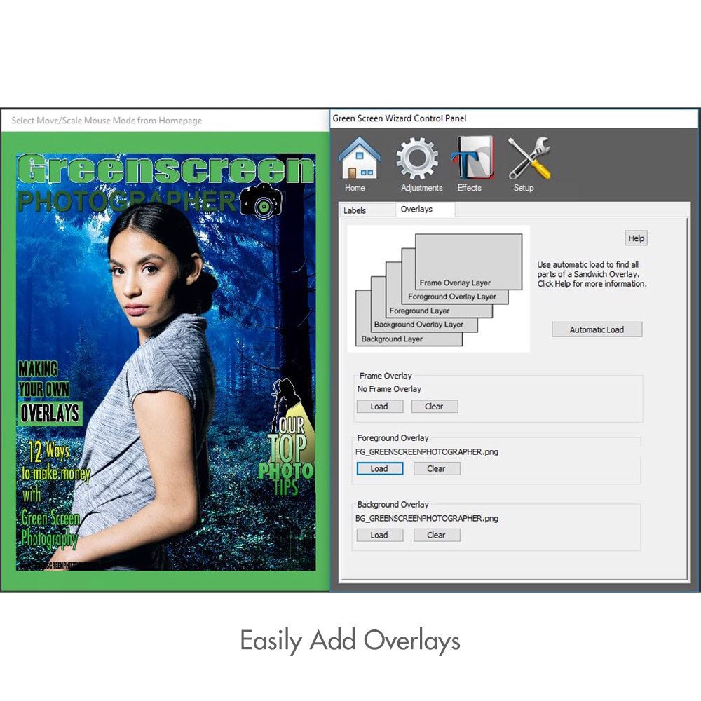 Kit logiciel d'écran vert Savage