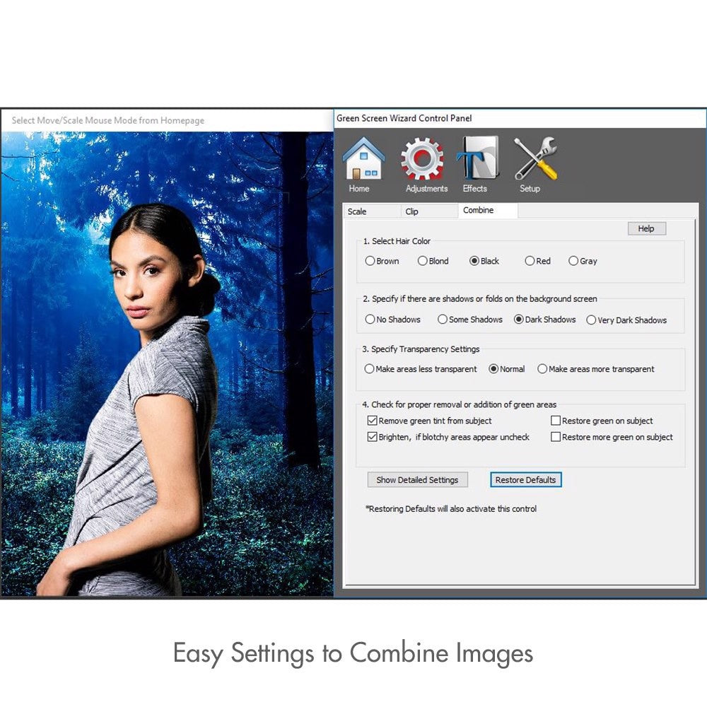 Kit logiciel d'écran vert Savage