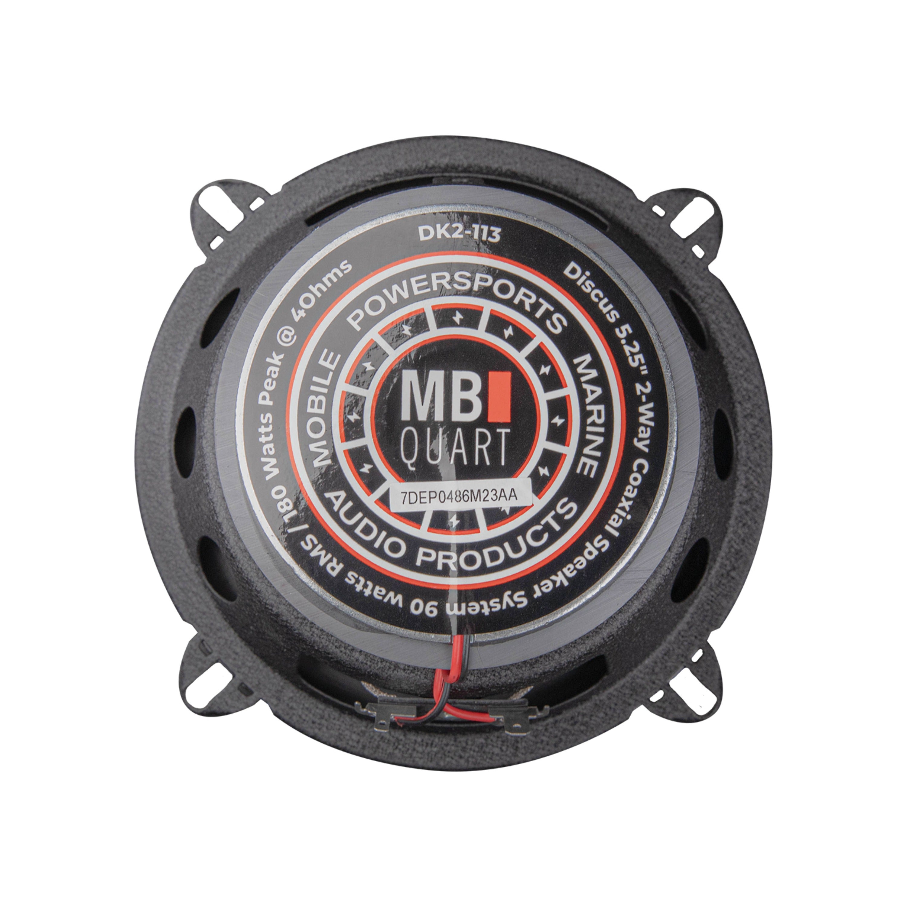 MB Quart DK2-113 5.25-Inch 2-way Coaxial Speakers - 180 Watts Max