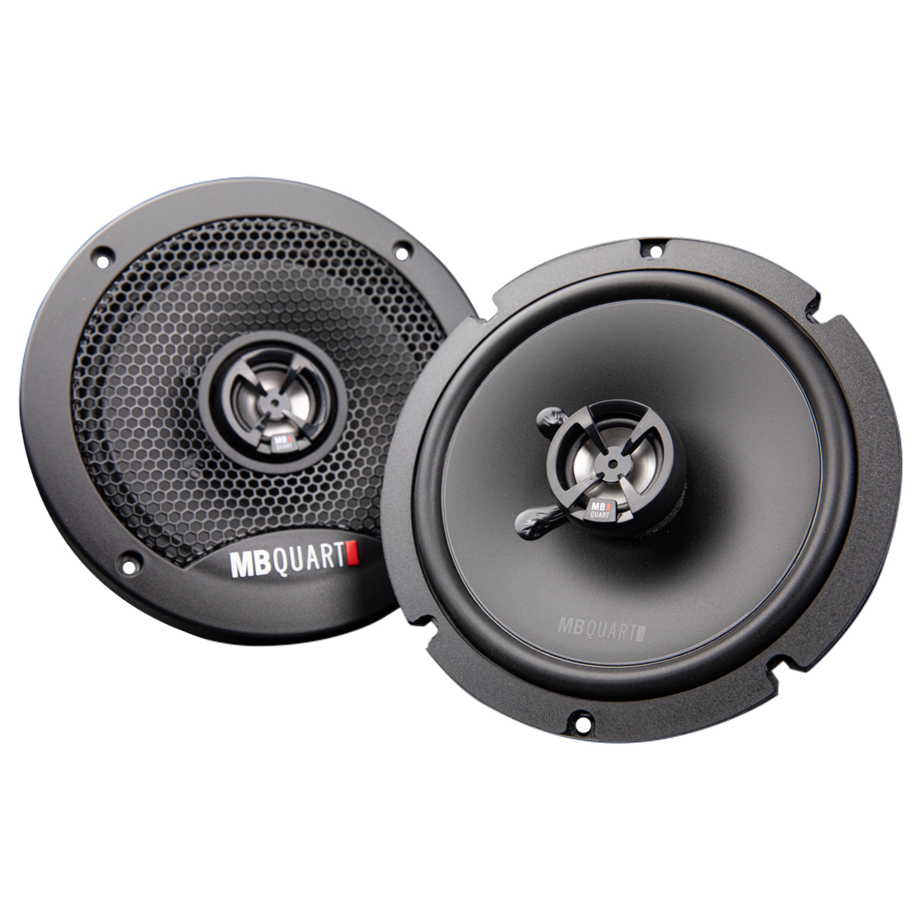 MB Quart DK2-116S 6.5-Inch Shallow Mount 2-way Coaxial Speakers - 240 Watts Max