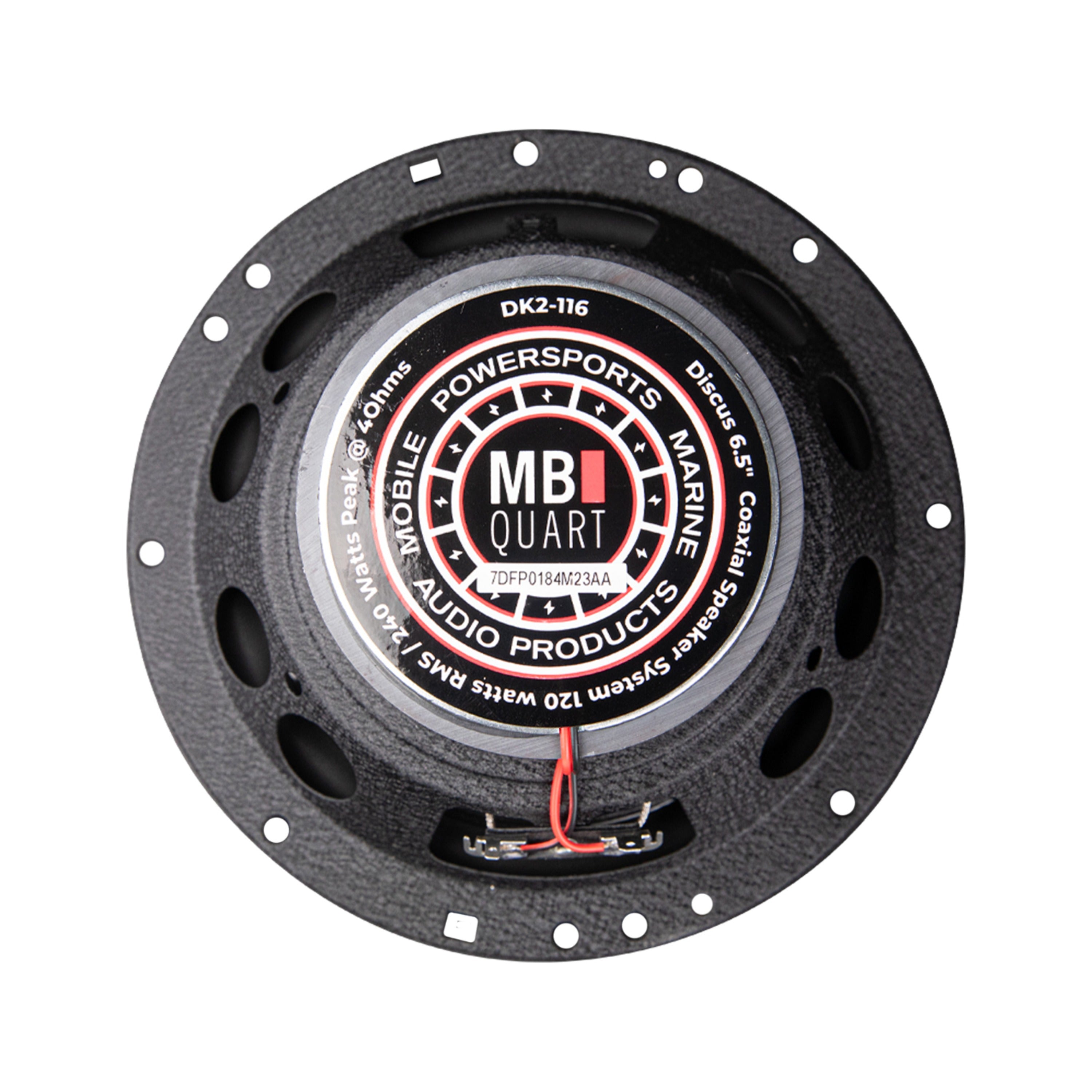 MB Quart DK2-116 6.5-Inch 2-way Coaxial Speakers - 240 Watts Max