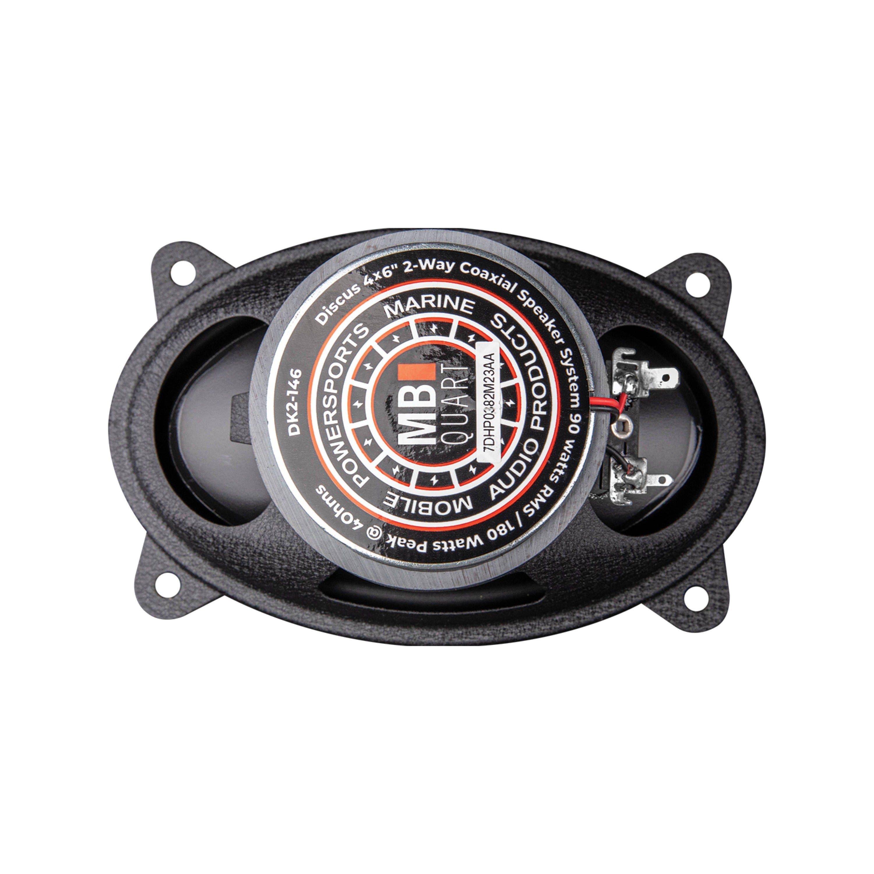 MB Quart DK2-146 4x6-Inch 2-way Coaxial Speakers - 180 Watts Max