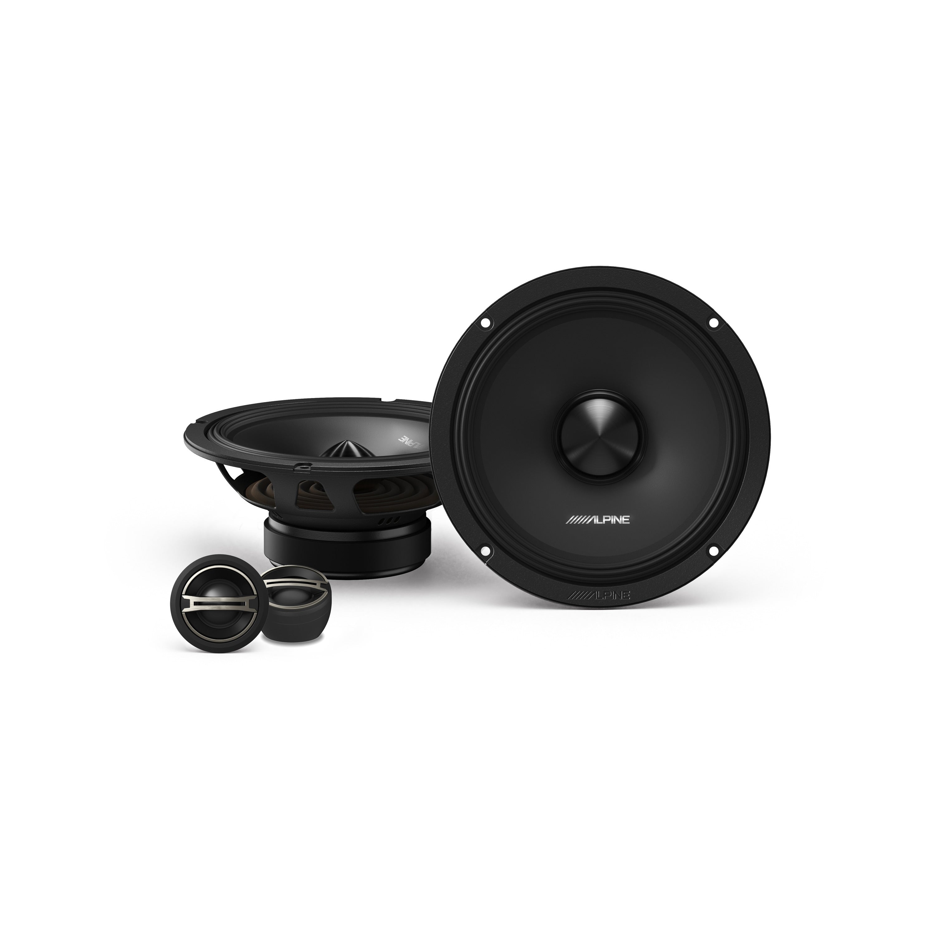 Alpine DM-65C-G 6.5” Component 2-Way Speaker Set (Pair) – Crisp Sound For Your Car Audio