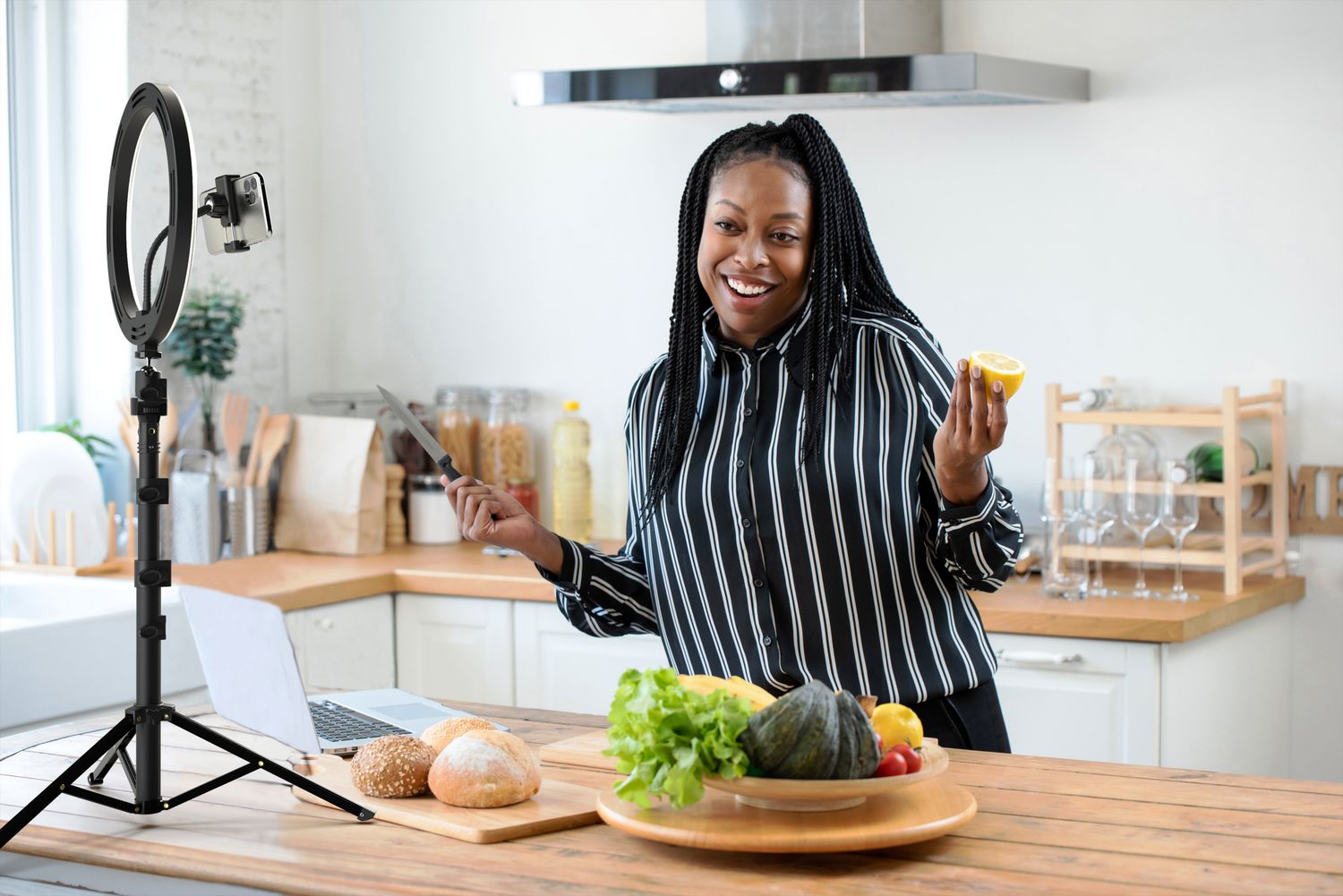 Anneau lumineux RVB Digipower Go Viral 10"