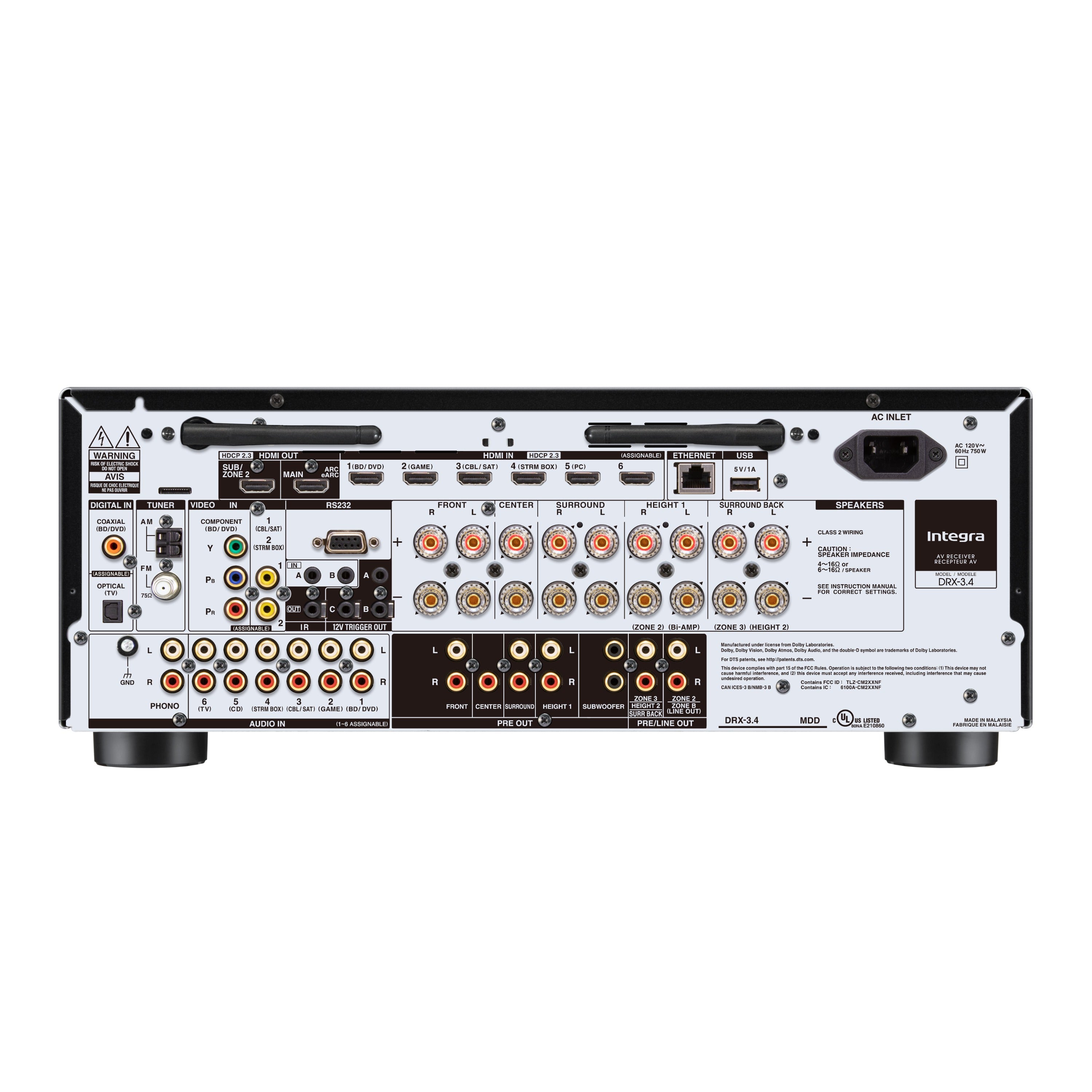 Integra DRX3.4 9.2-Channel Network AV Receiver