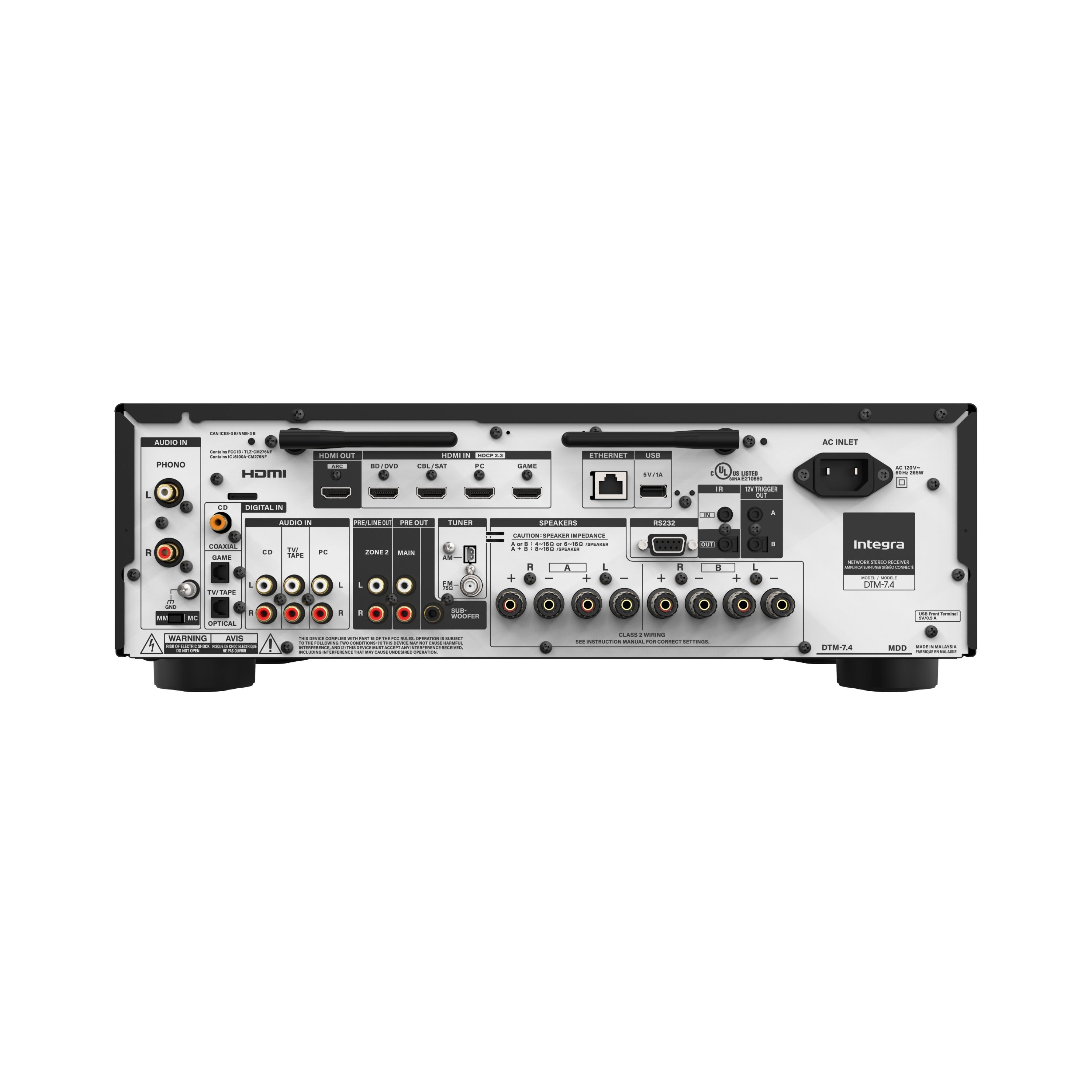 Integra DTM-7.4 Hi-Fi Network Stereo Receiver