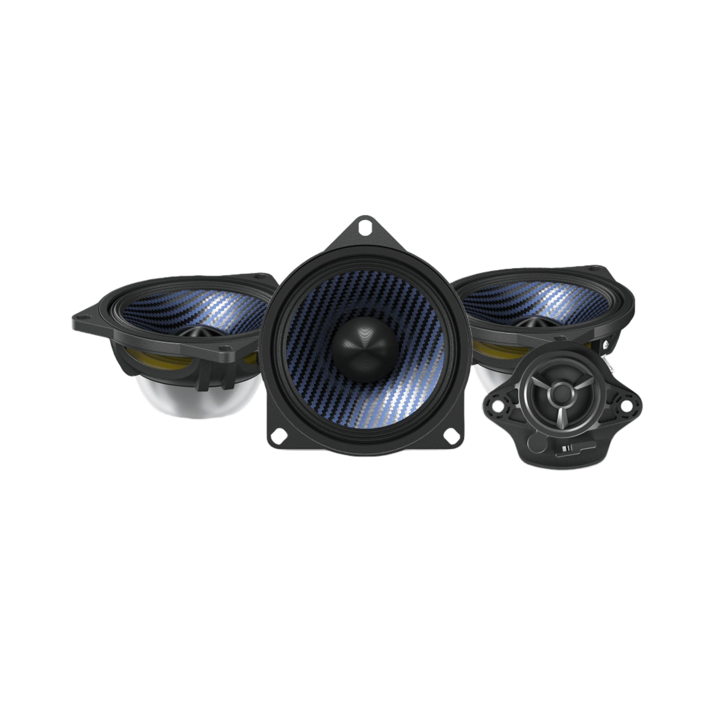 Alpine EV-40M-T 4" Front Dash Speaker Upgrade Kit for 2017-24 Tesla Model 3 & 2020-24 Tesla Model Y