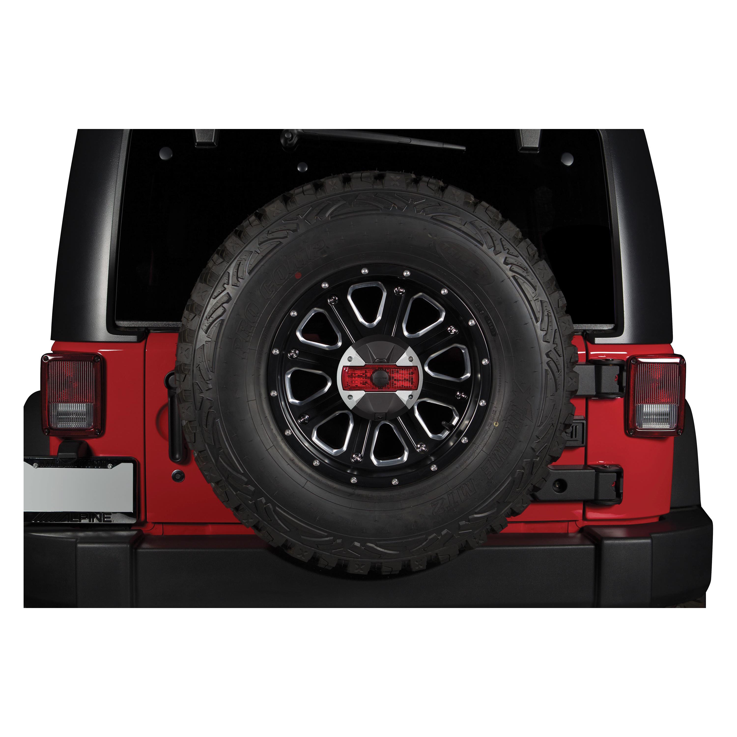 Système de caméra de roue de secours Alpine pour Jeep 2007+