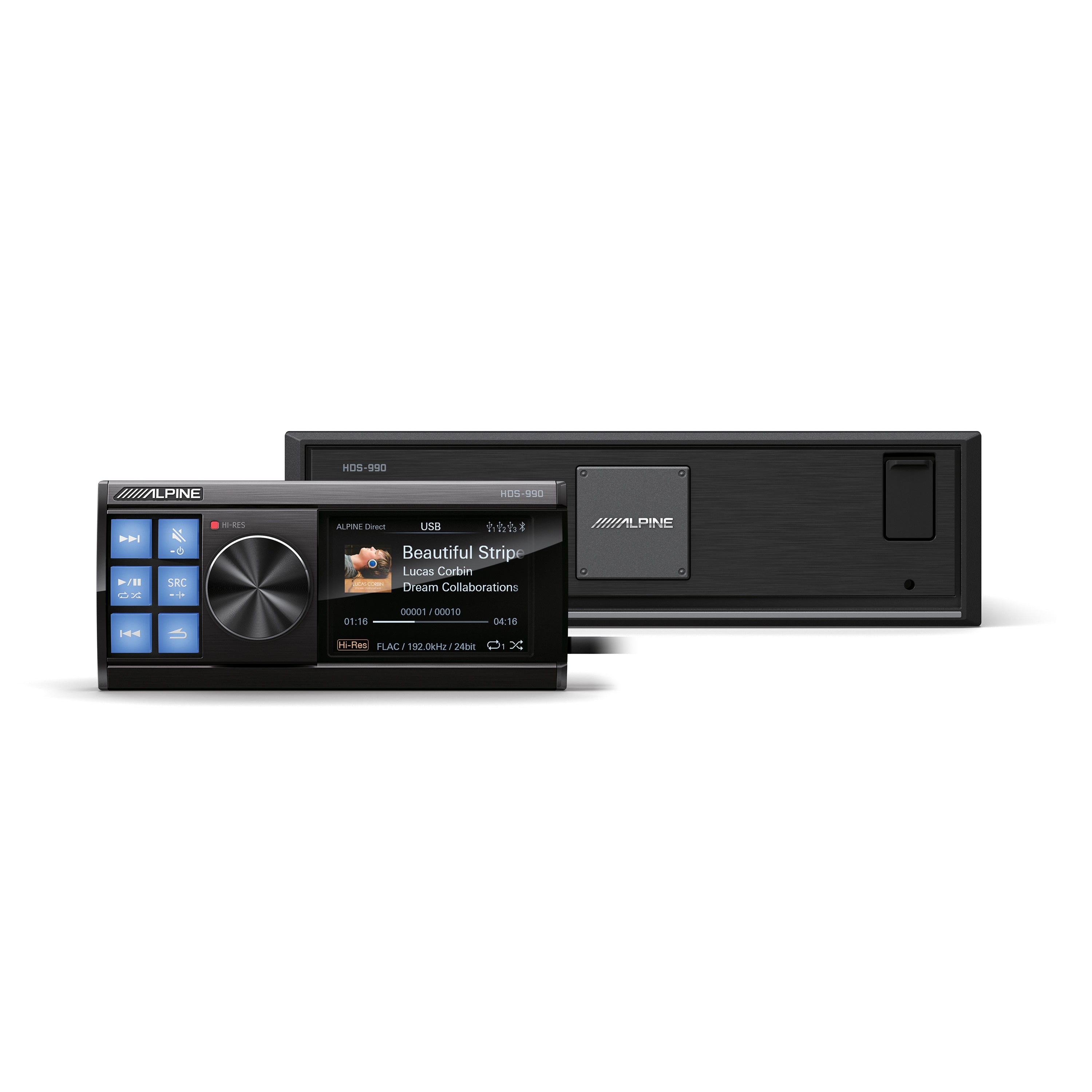 Lecteur multimédia numérique haute résolution Alpine HDS-990 Alpine Status