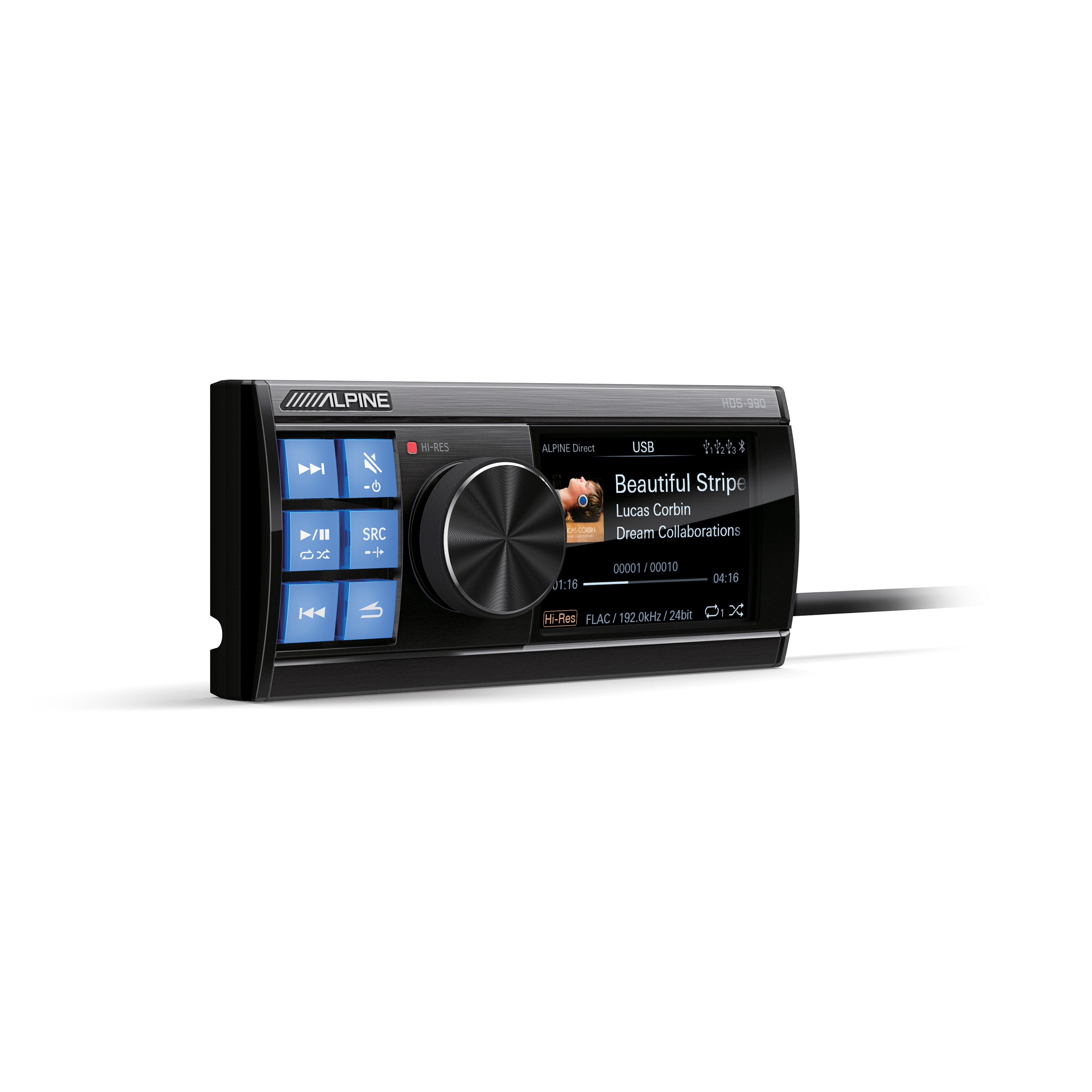 Lecteur multimédia numérique haute résolution Alpine HDS-990 Alpine Status