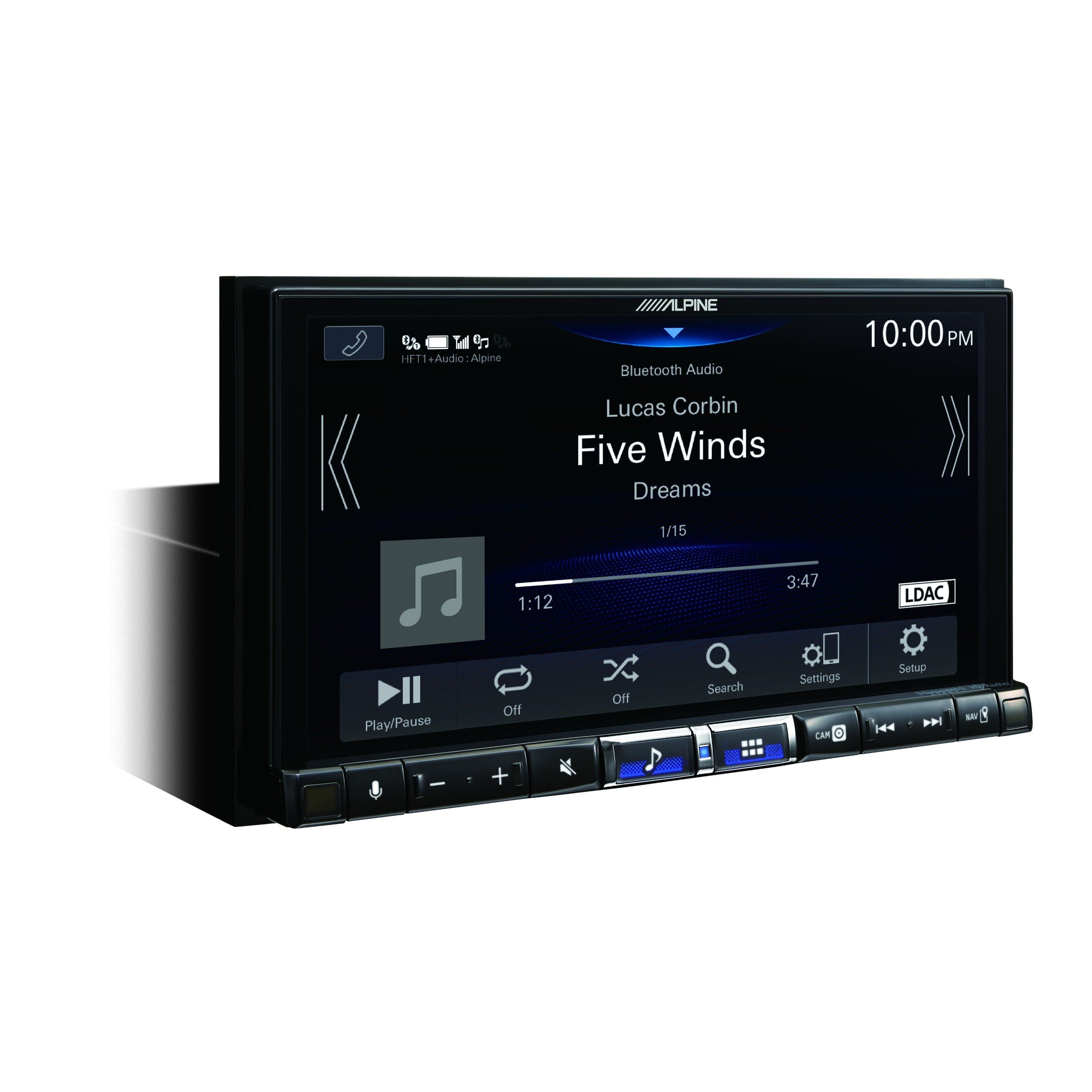 Alpine iLX-507 7-inch Digital Multimedia Receiver with HD Display and Hi-Res Audio Playback With SiriusXM Tuner