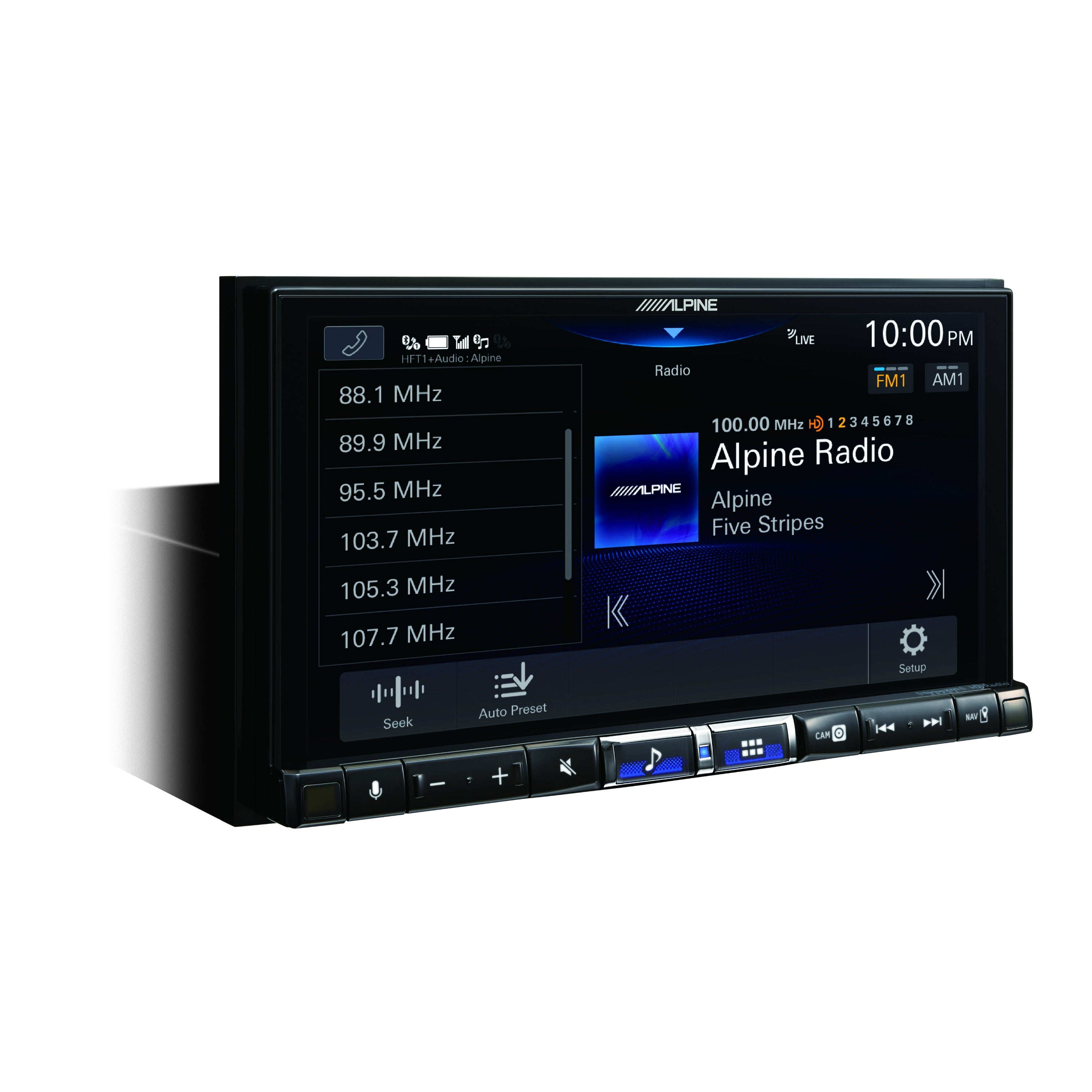 Alpine iLX-507 7-inch Digital Multimedia Receiver with HD Display and Hi-Res Audio Playback With SiriusXM Tuner