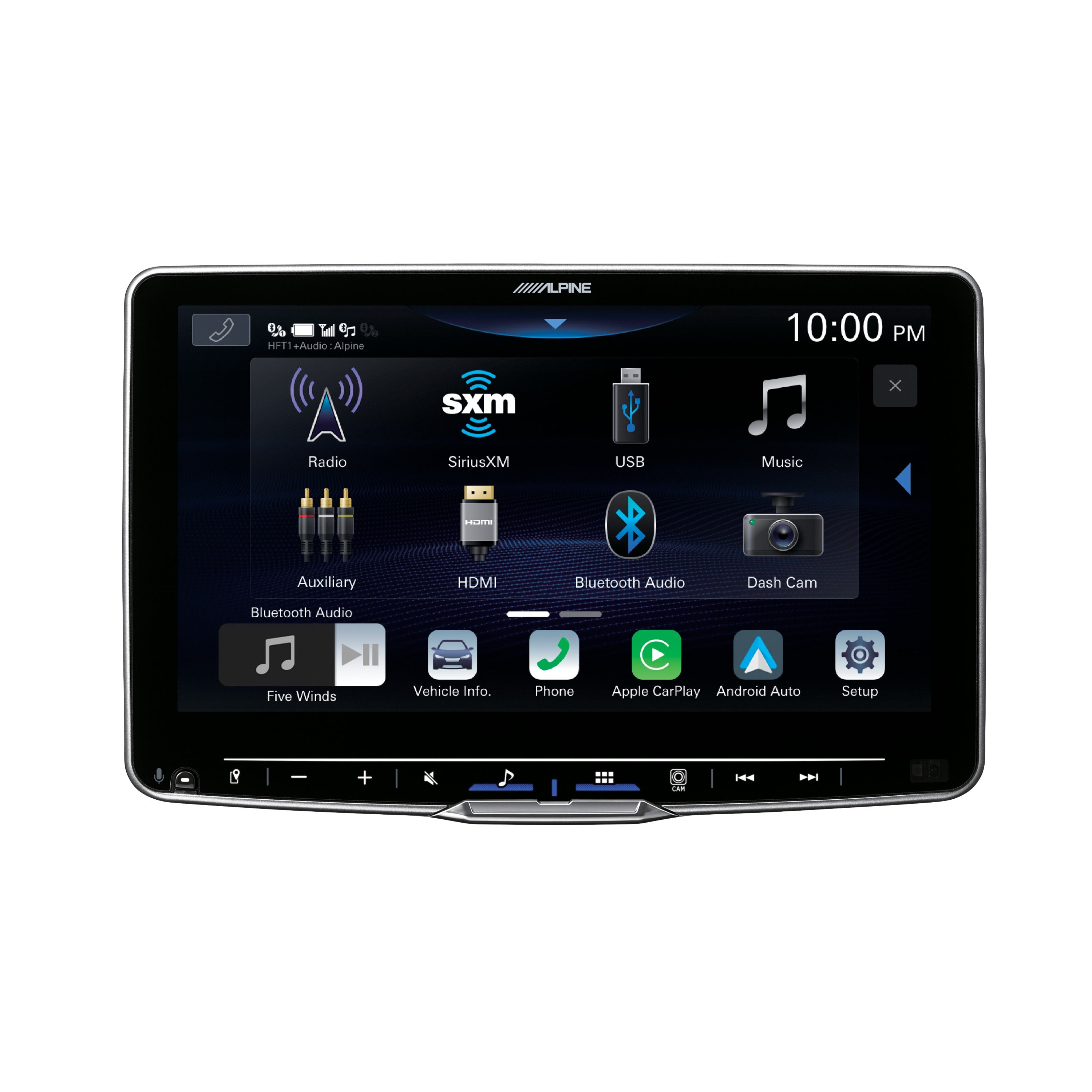 Alpine iLX-F509 Halo9 Digital Multimedia Receiver with 9-inch HD Display and Hi-Res Audio Playback With SiriusXM Tuner