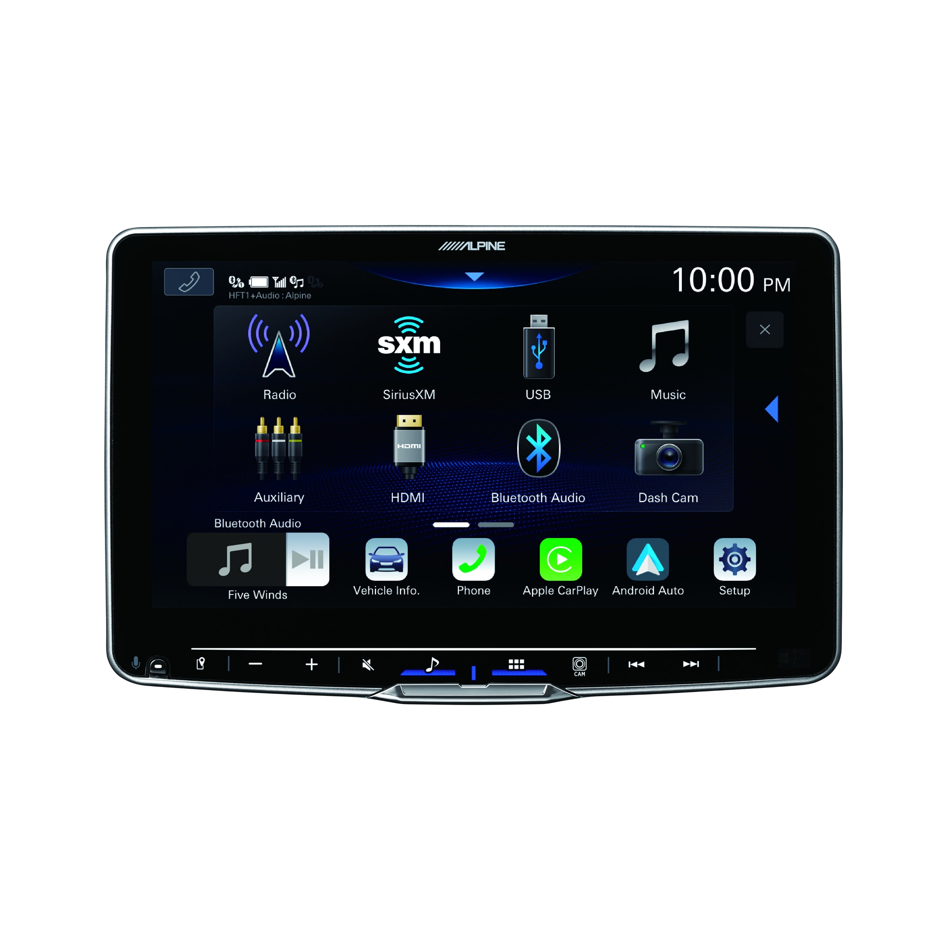Alpine iLX-F509 Halo9 Digital Multimedia Receiver with 9-inch HD Display and Hi-Res Audio Playback With SiriusXM Tuner
