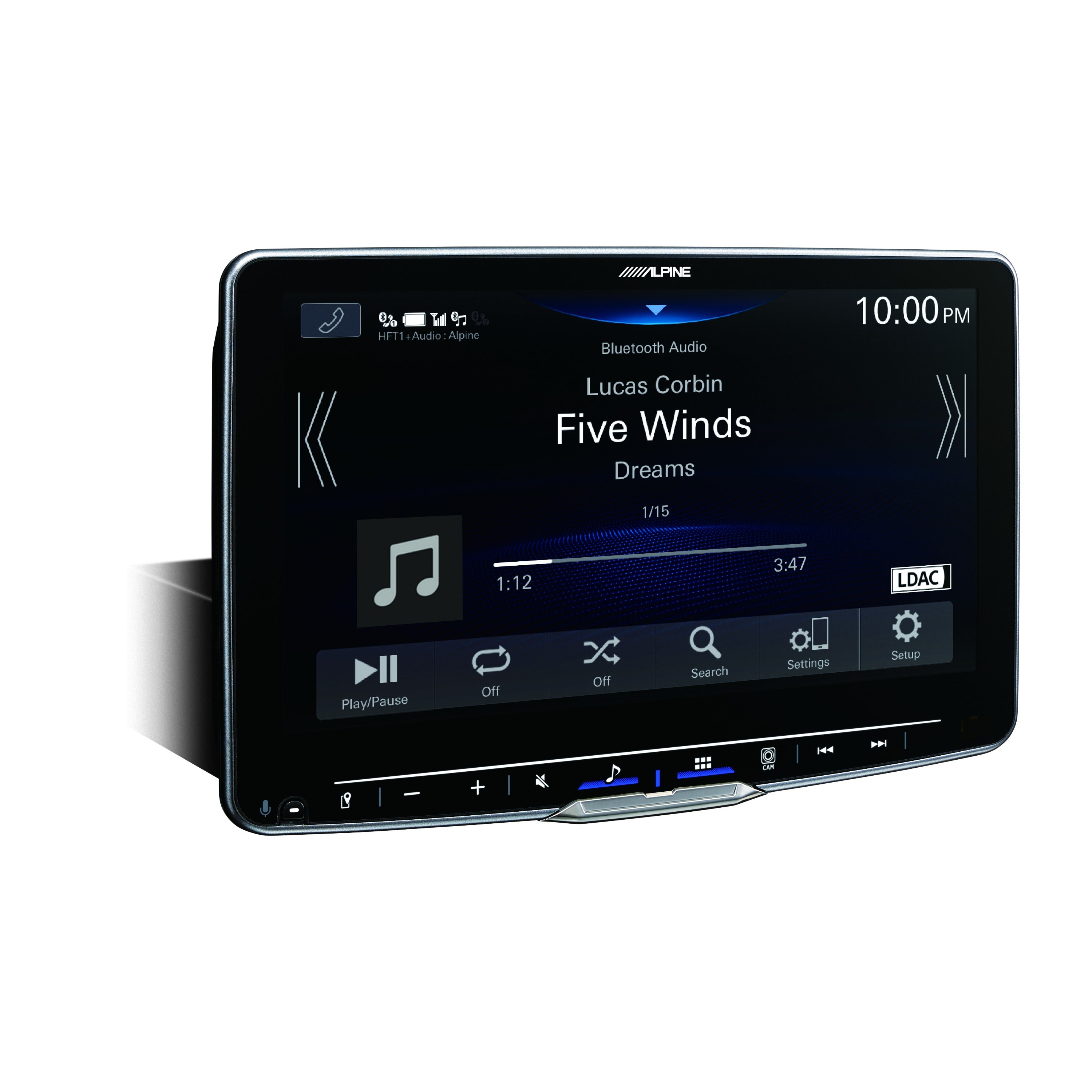 Alpine iLX-F509 Halo9 Digital Multimedia Receiver with 9-inch HD Display and Hi-Res Audio Playback With SiriusXM Tuner