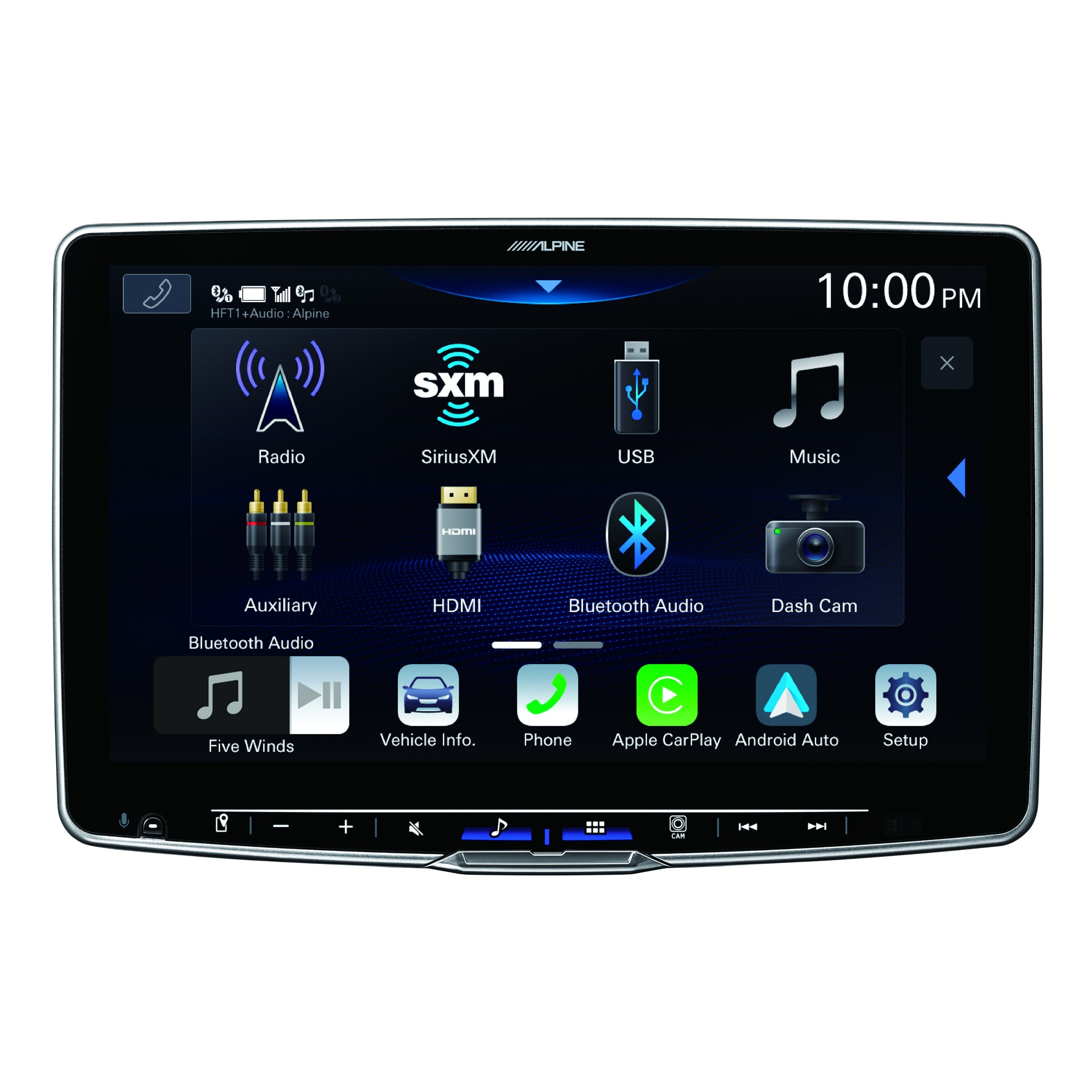 Alpine iLX-F511 Halo11 Digital Multimedia Receiver with 11-inch HD Display and Hi-Res Audio Playback With SiriusXM Tuner