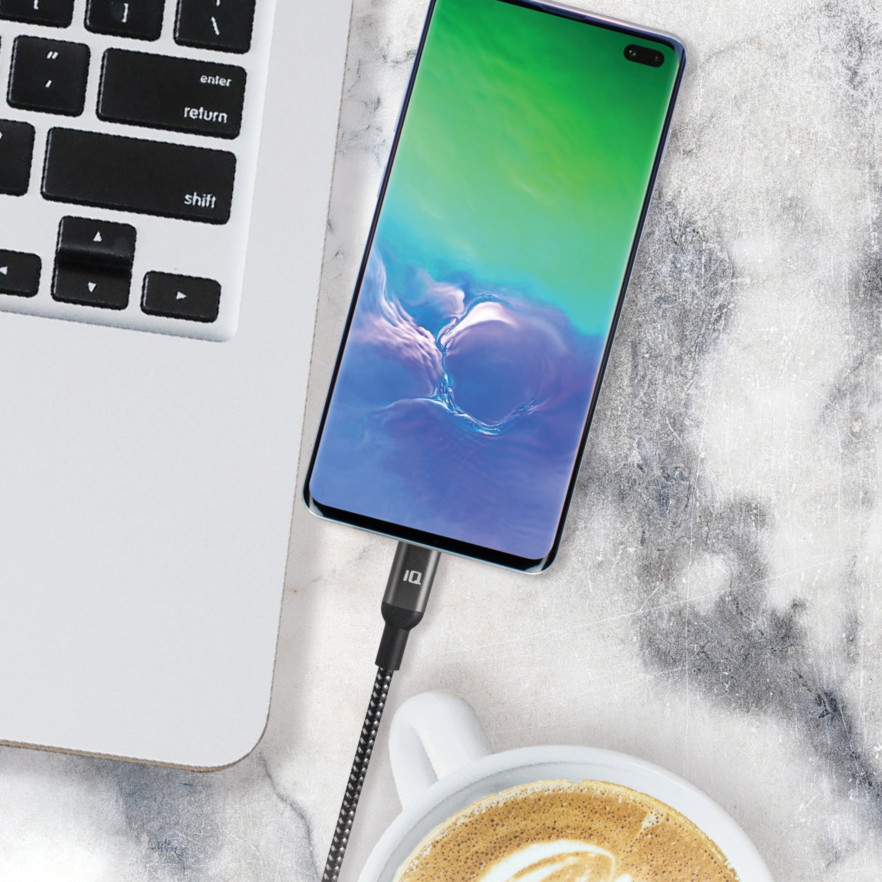 Câble iQ USB Type-C vers Type-C - Tressé - 3 m/10 pi