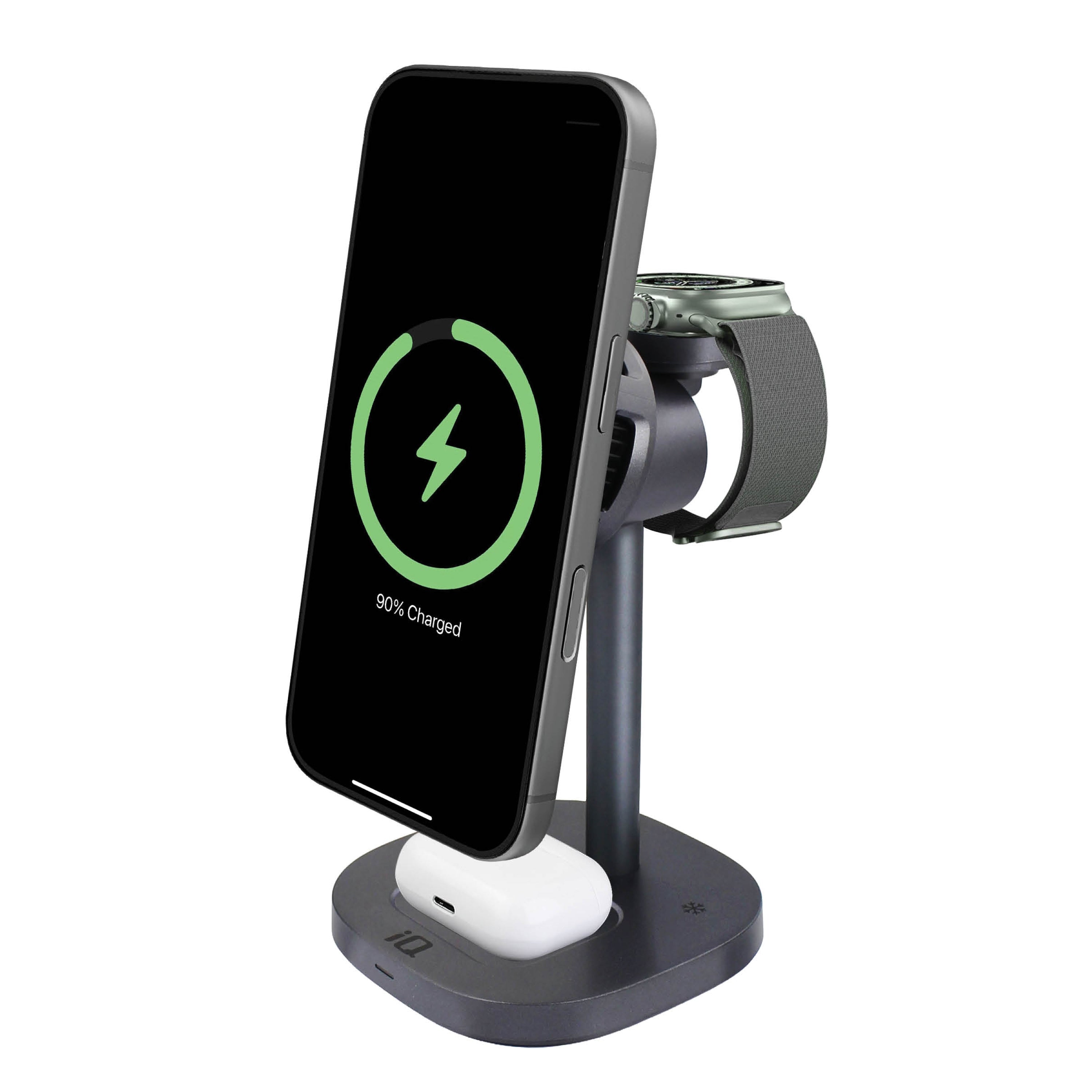 iQ 3-in-1 Qi 25W MagSafe Wireless Charging Stand