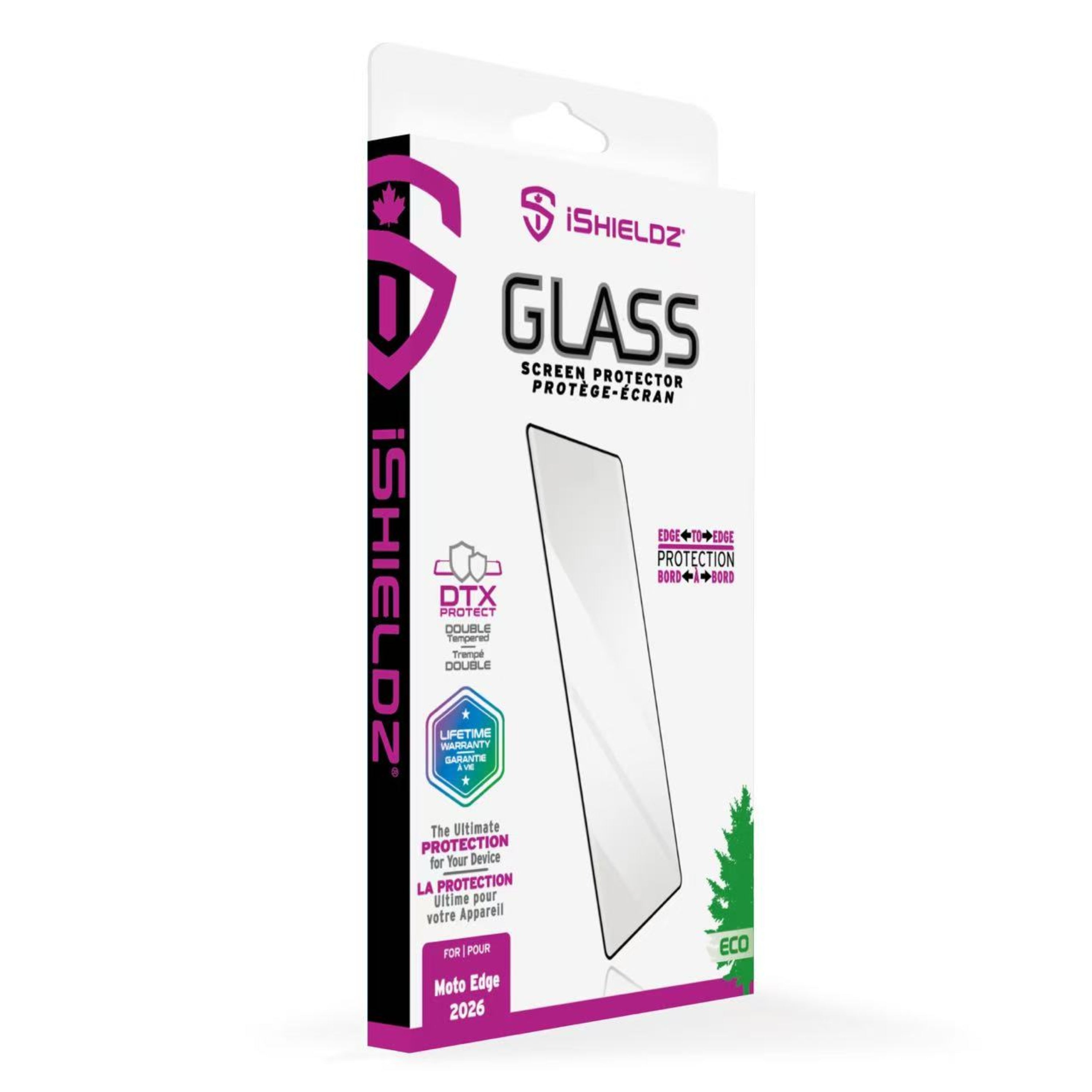 iShieldz Edge-to-Edge DTX Glass Screen Protector for Motorola