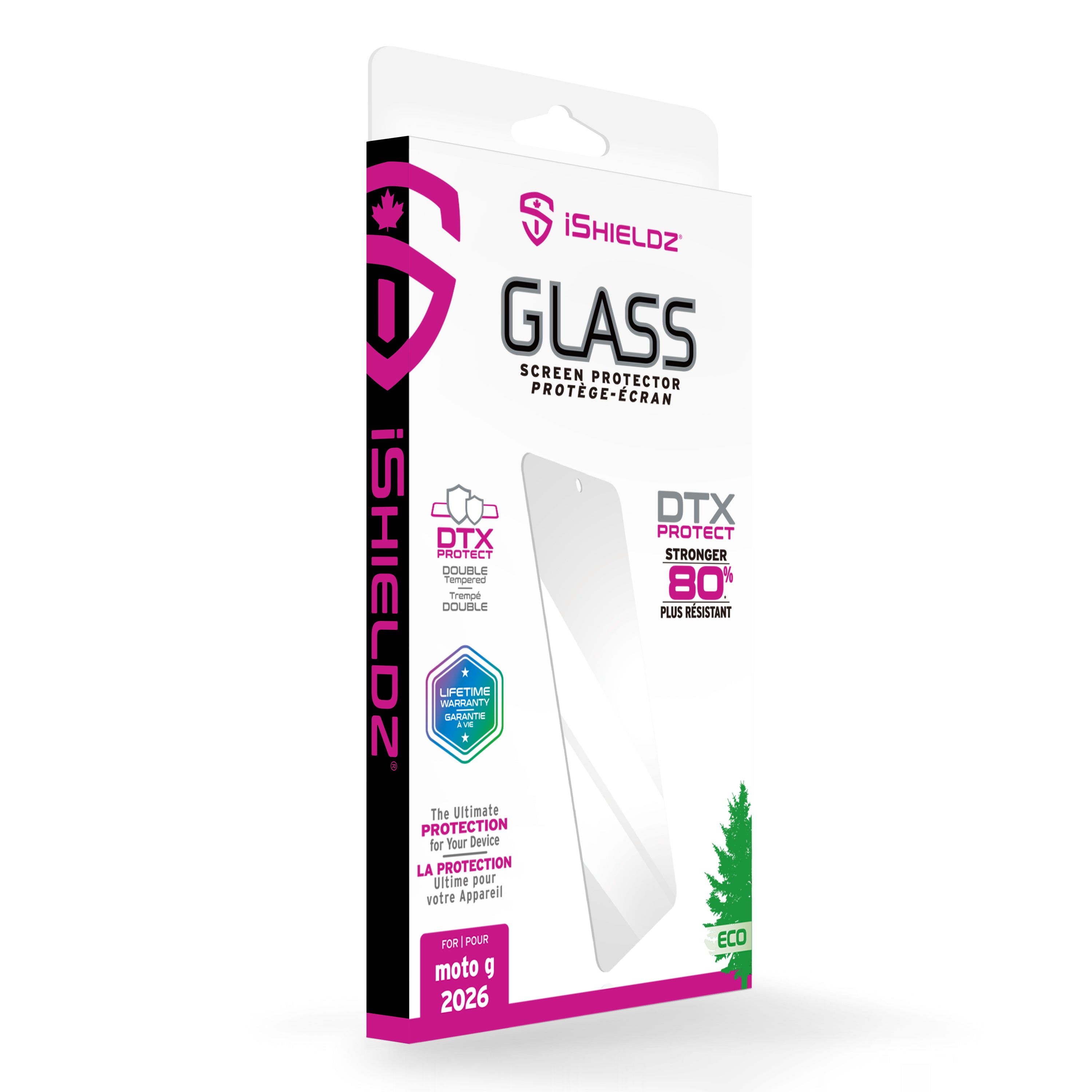 iShieldz DTX Glass Screen Protector for Motorola