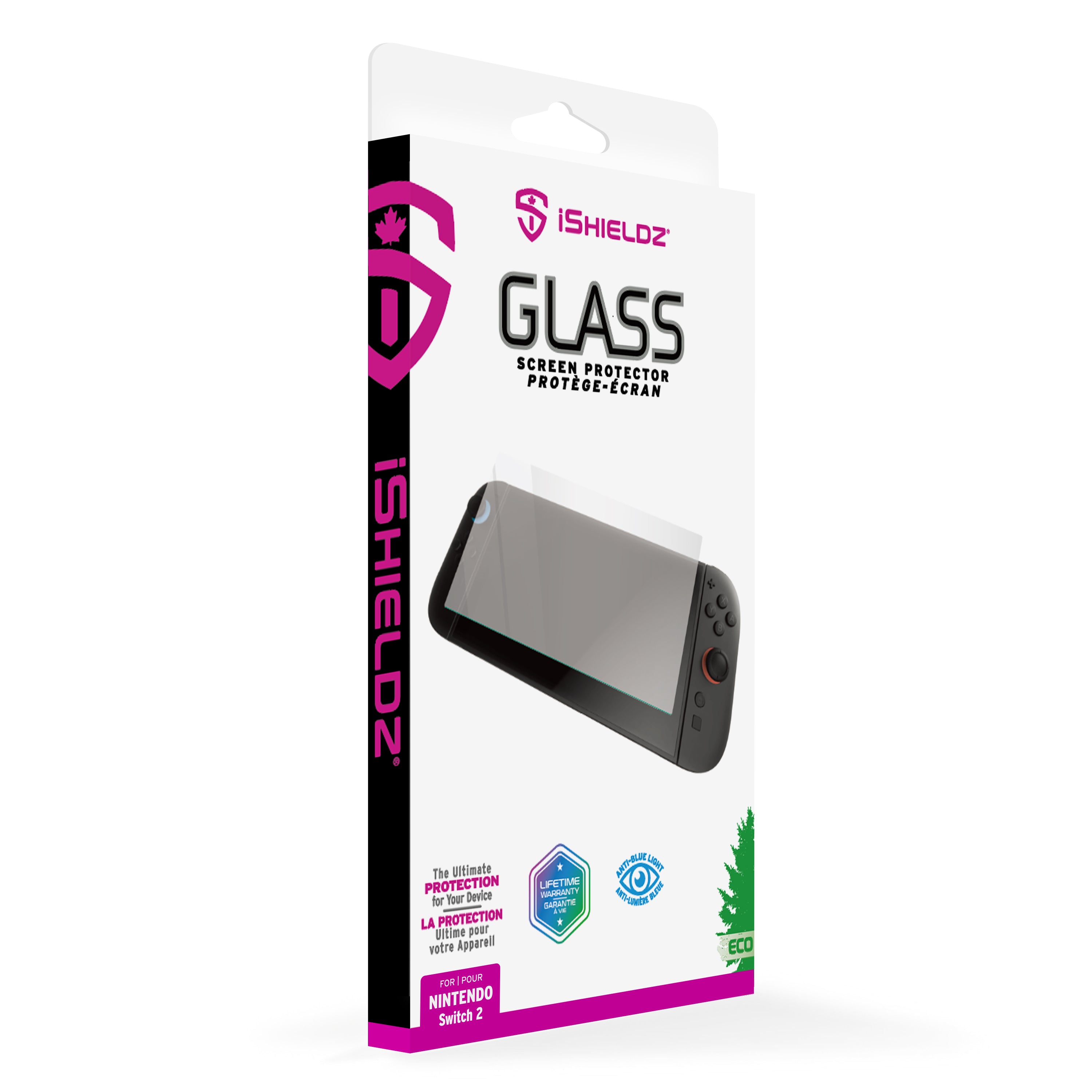 Protection d'écran en verre iShieldz Asahi pour Nintendo Switch 2