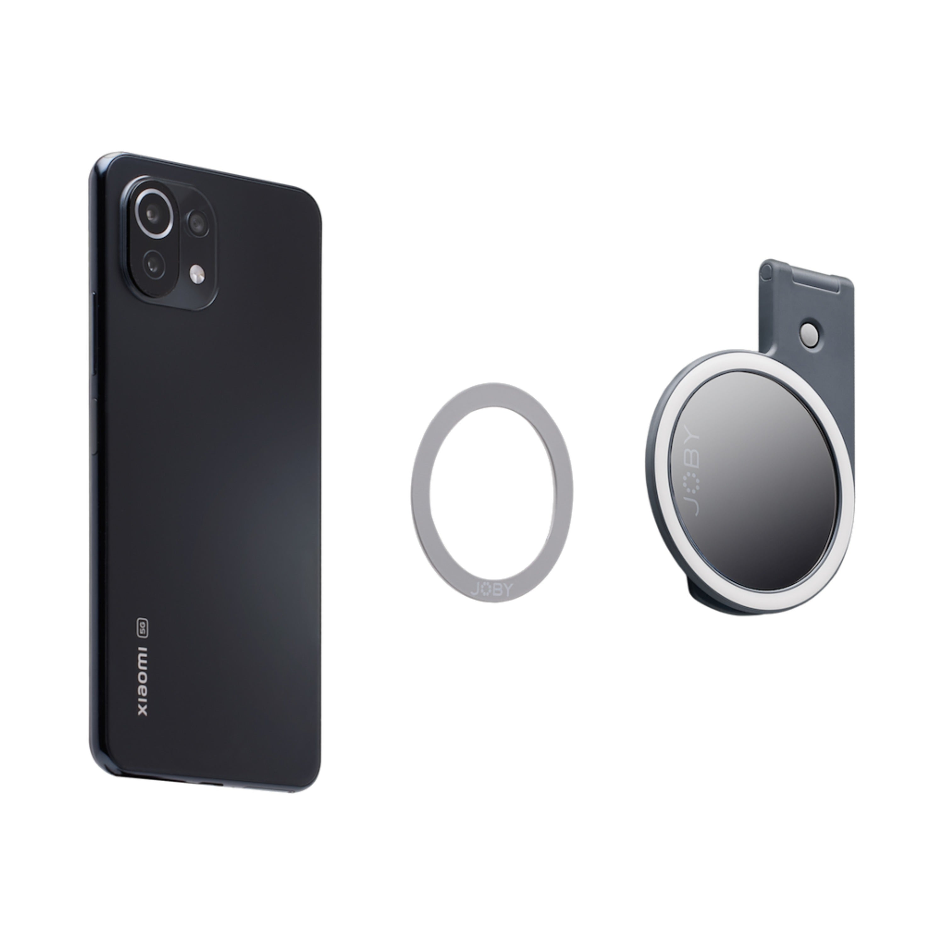 Anneau lumineux Joby Beamo MagSafe gris