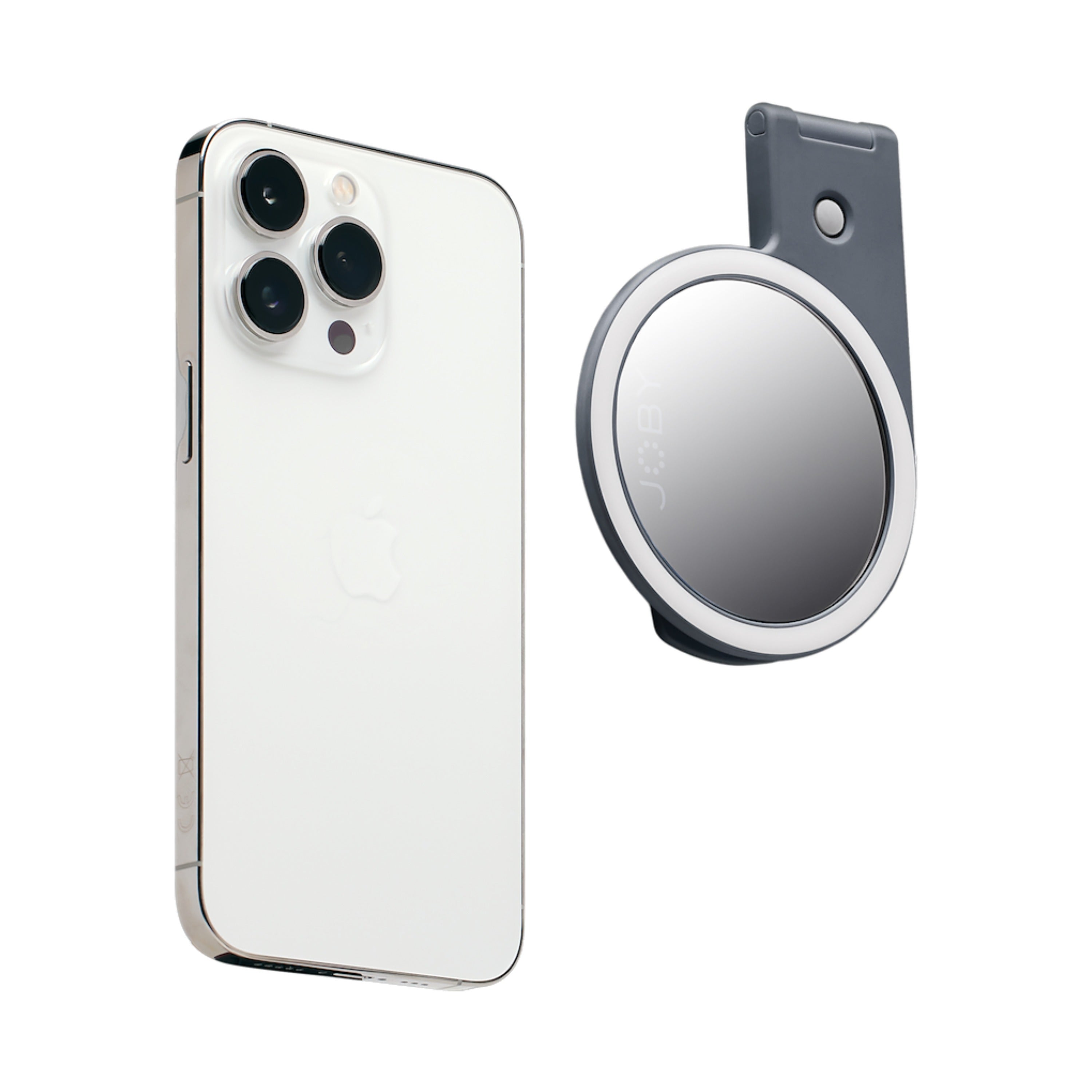 Anneau lumineux Joby Beamo MagSafe gris