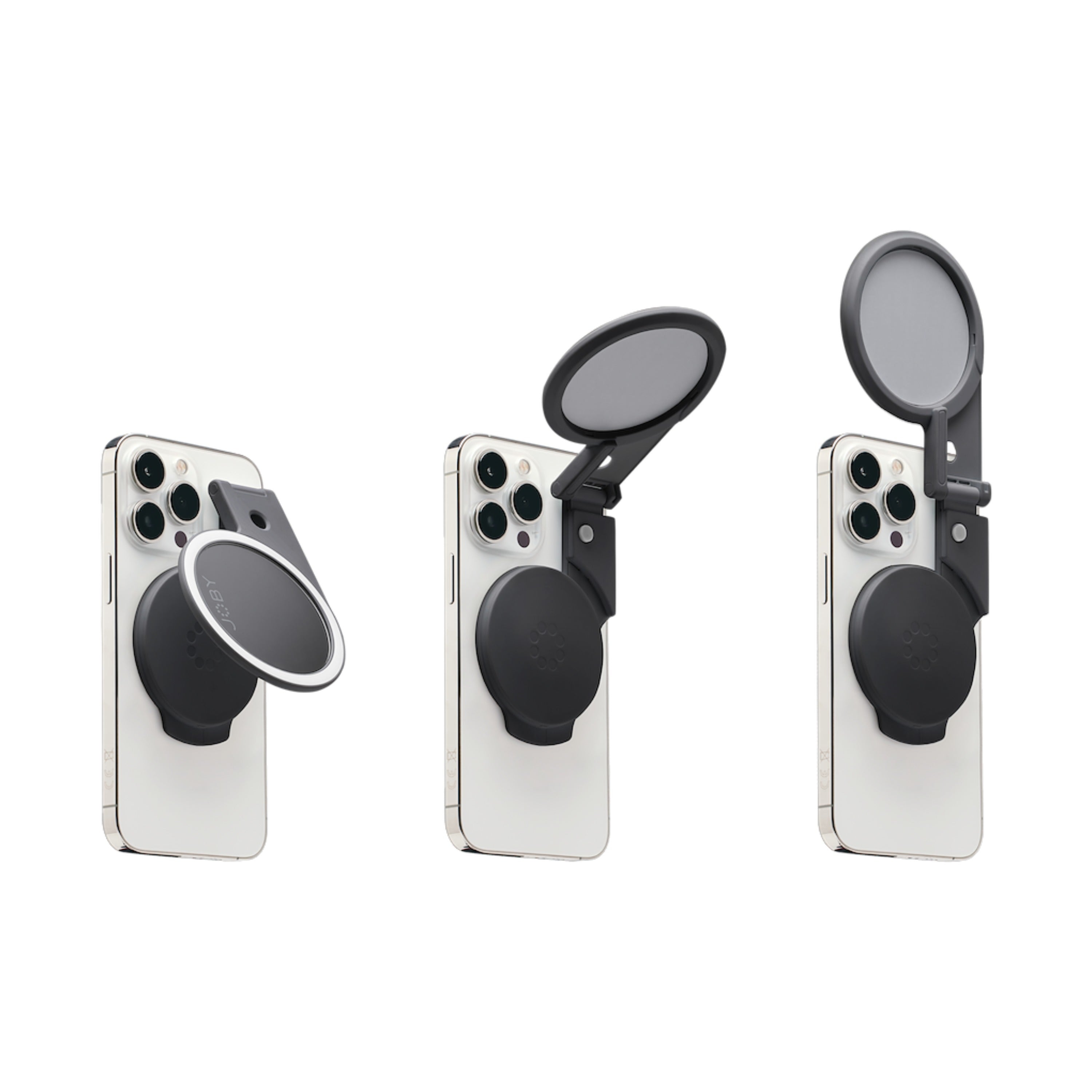 Anneau lumineux Joby Beamo MagSafe gris