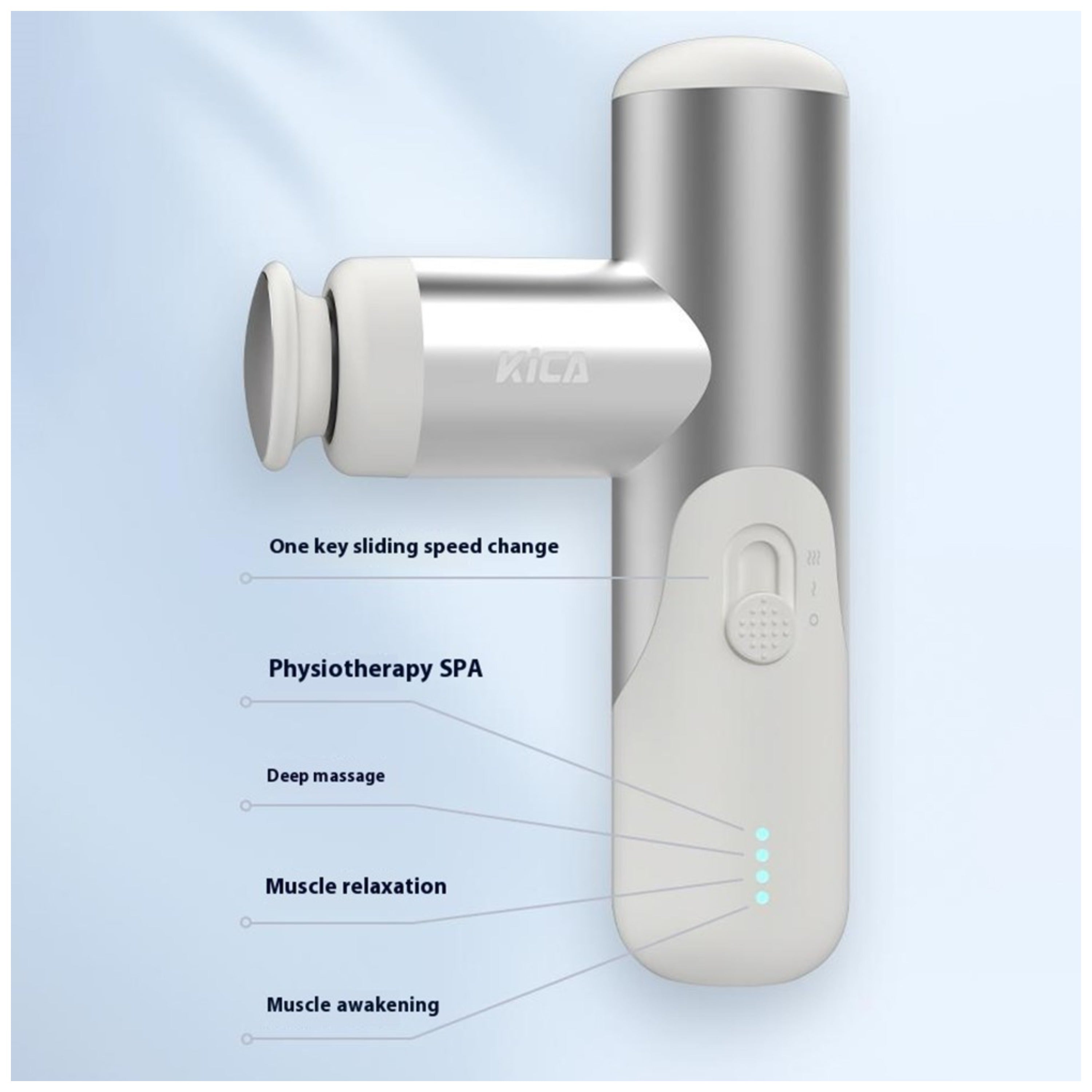 KiCA MINI3 Percussive Massager White