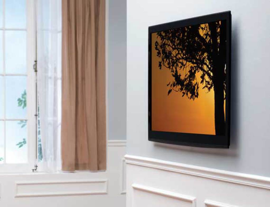 Support TV fixe ultra-fin Sanus de 40 à 85 pouces