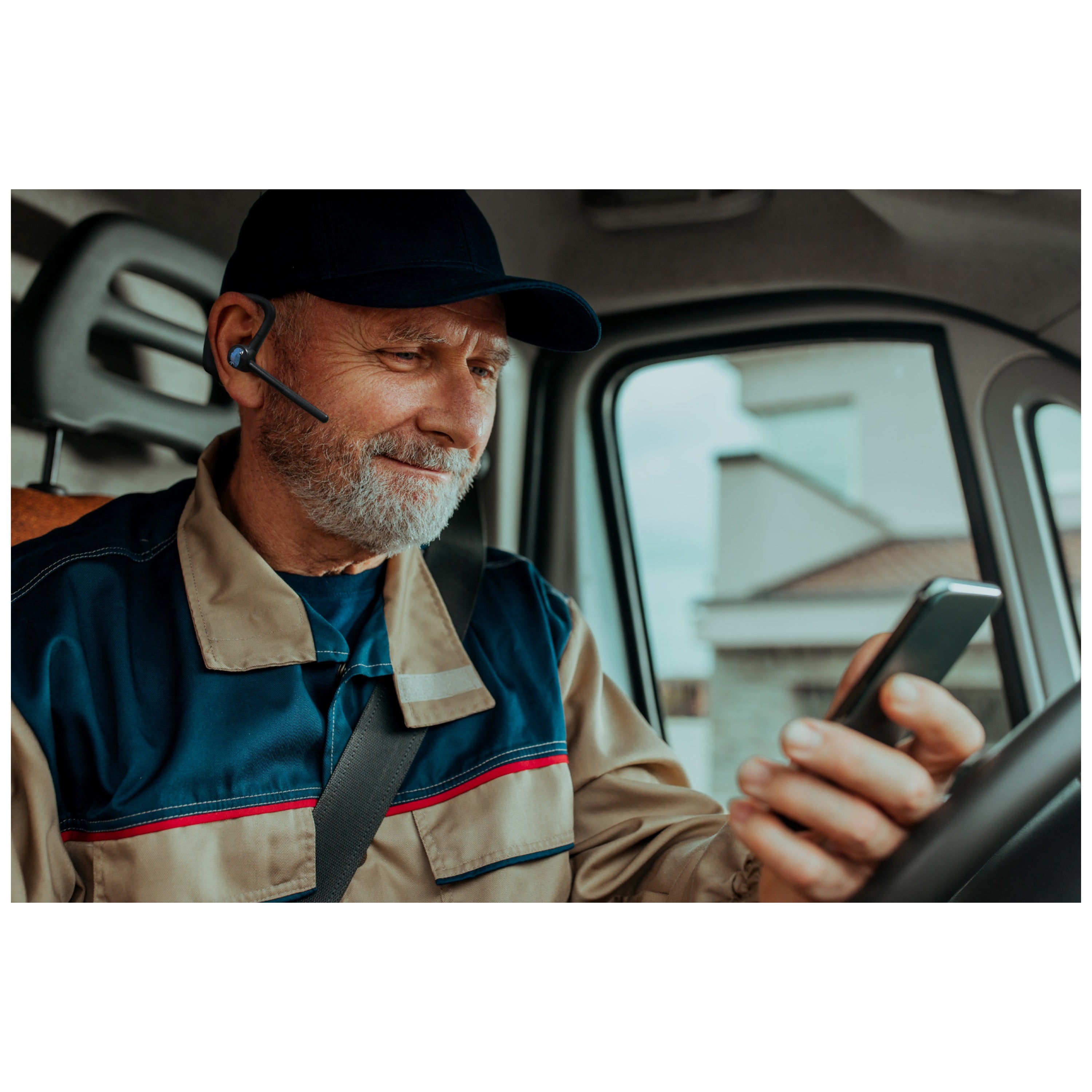 BlueParrott M500-XT Ultra-Light Noise-Cancelling Bluetooth® Headset with 2 Advanced Mics