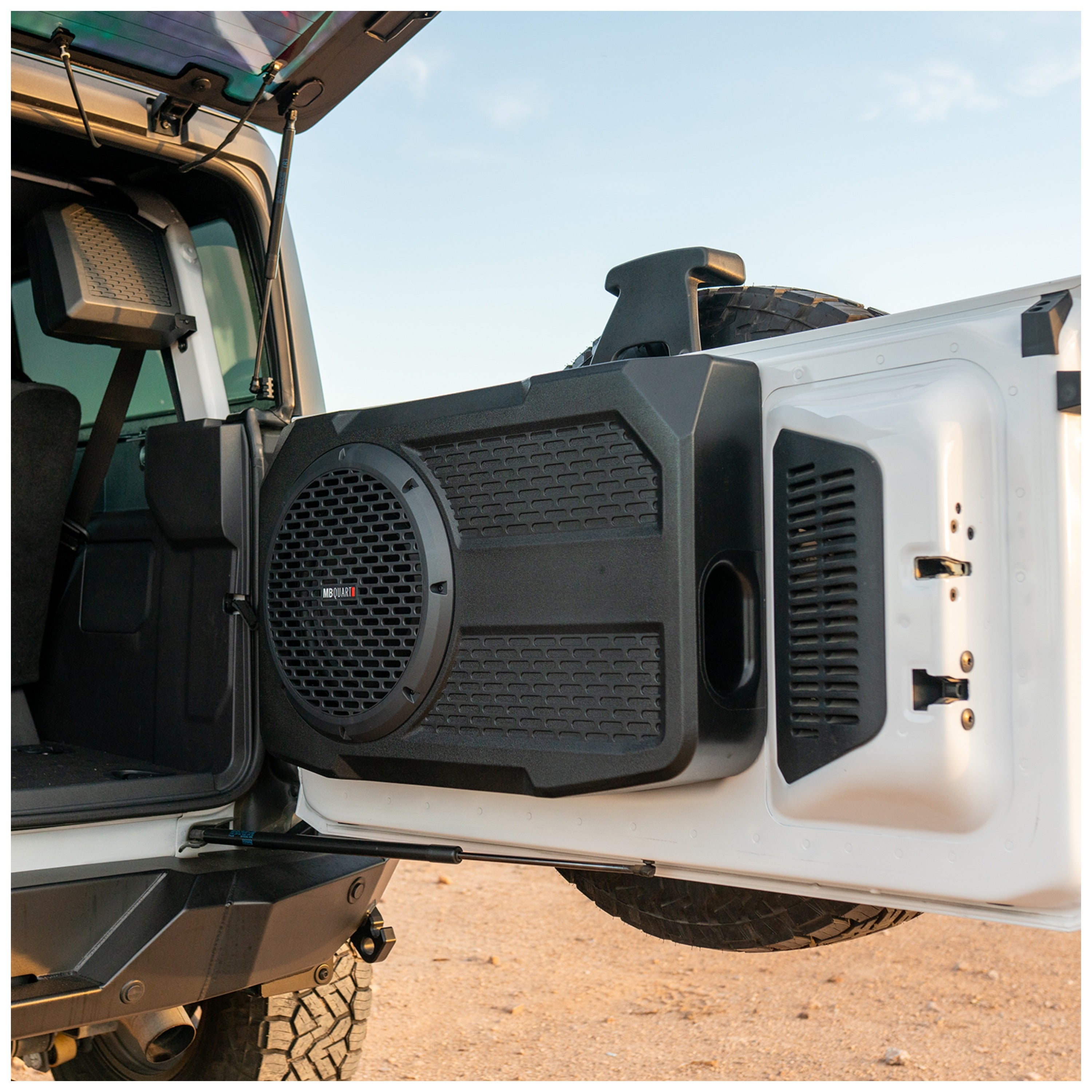 MB Quart MBQBRO-302 Ford Bronco 2021-Current 400 Watt 12-Inch Tailgate Mounted Subwoofer System