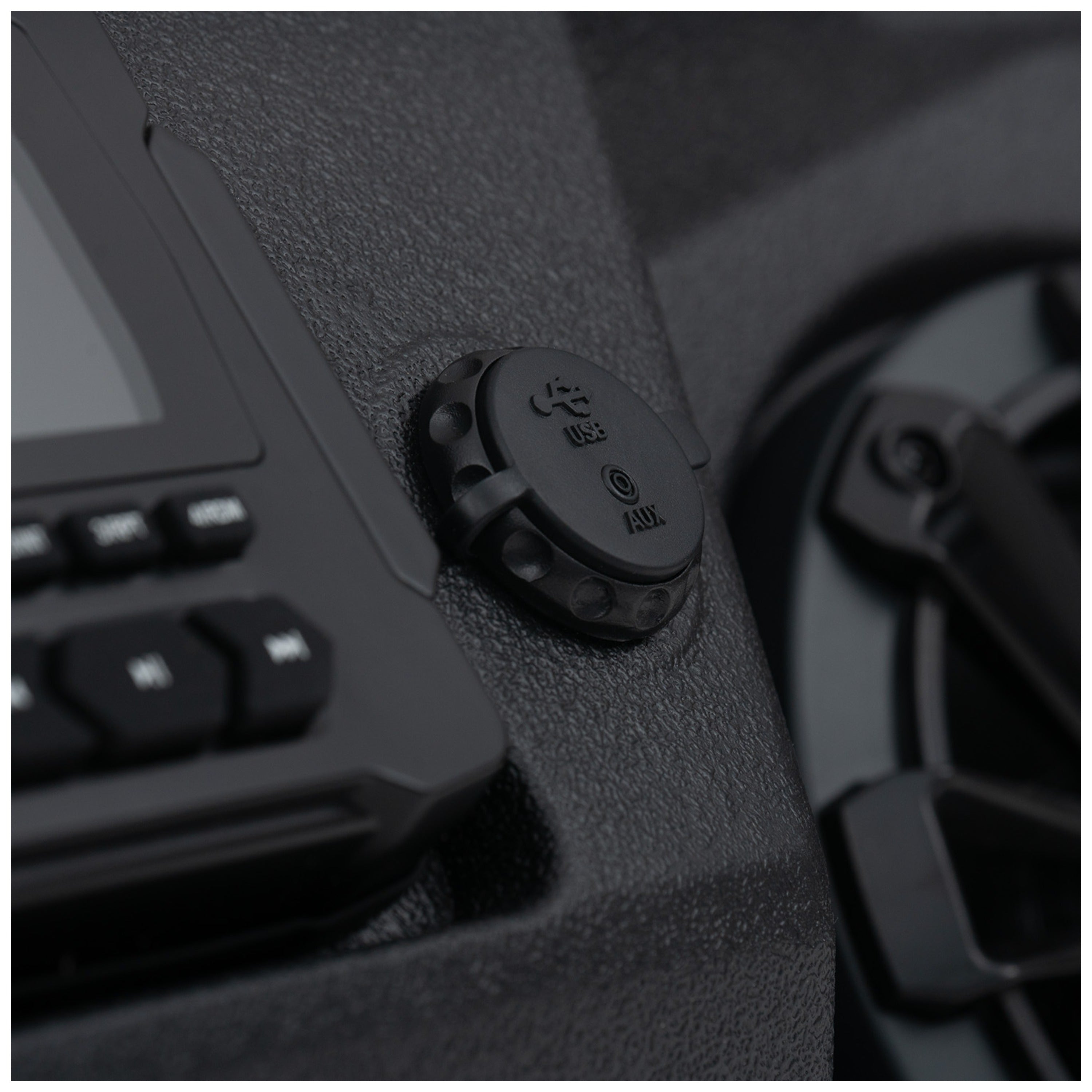 MB Quart MBQD-STG4A-1 Can-Am Defender - Stage 4 Visor Audio System four speakers, 320-watt four channel amplifier