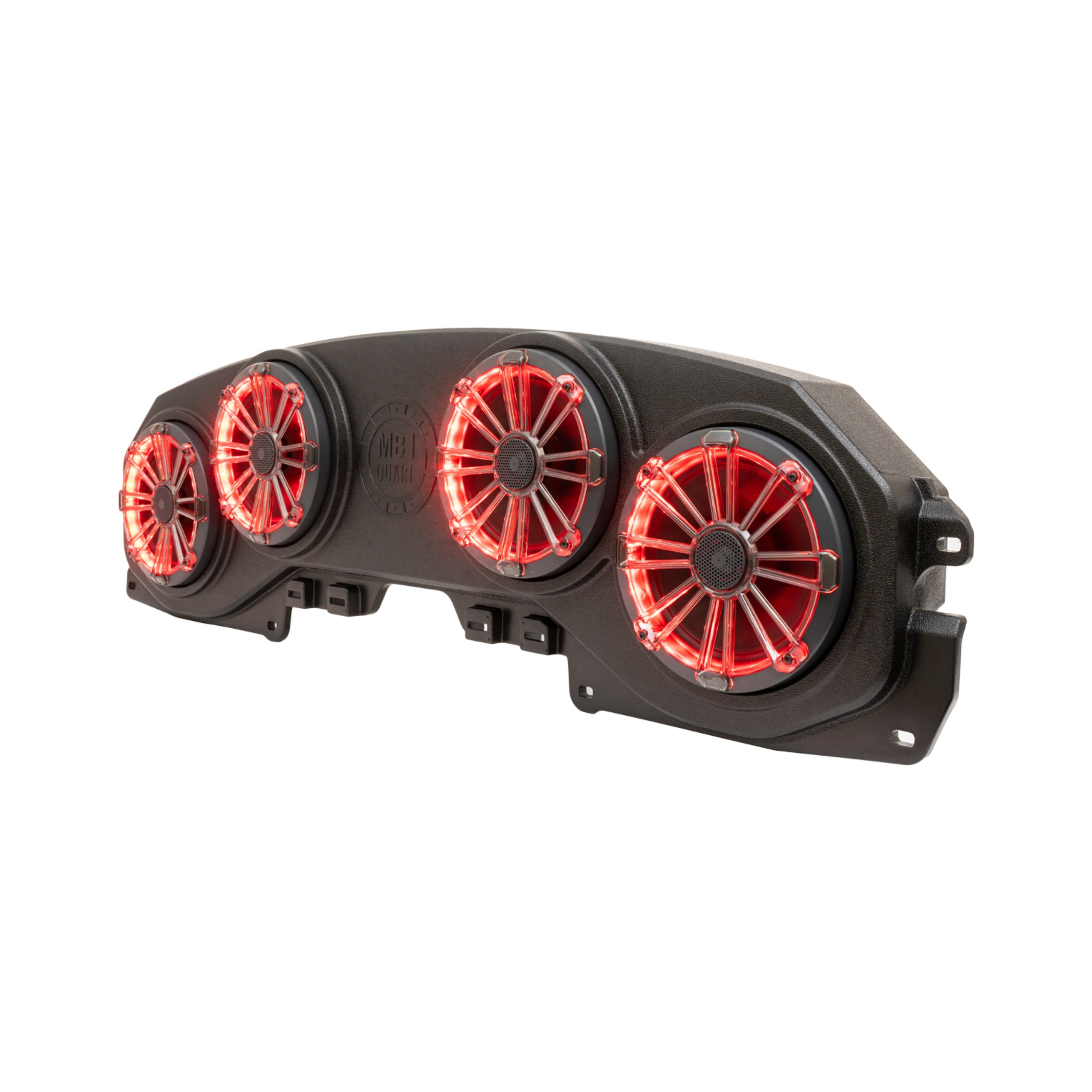 MB Quart MBQJ-48CRGB Jeep¨ Wrangler (JL) / Gladiator (JT) Tuned Rear Soundbar with 8 Inch Coaxial Speakers, Enclosure, and RGB LED Lighting
