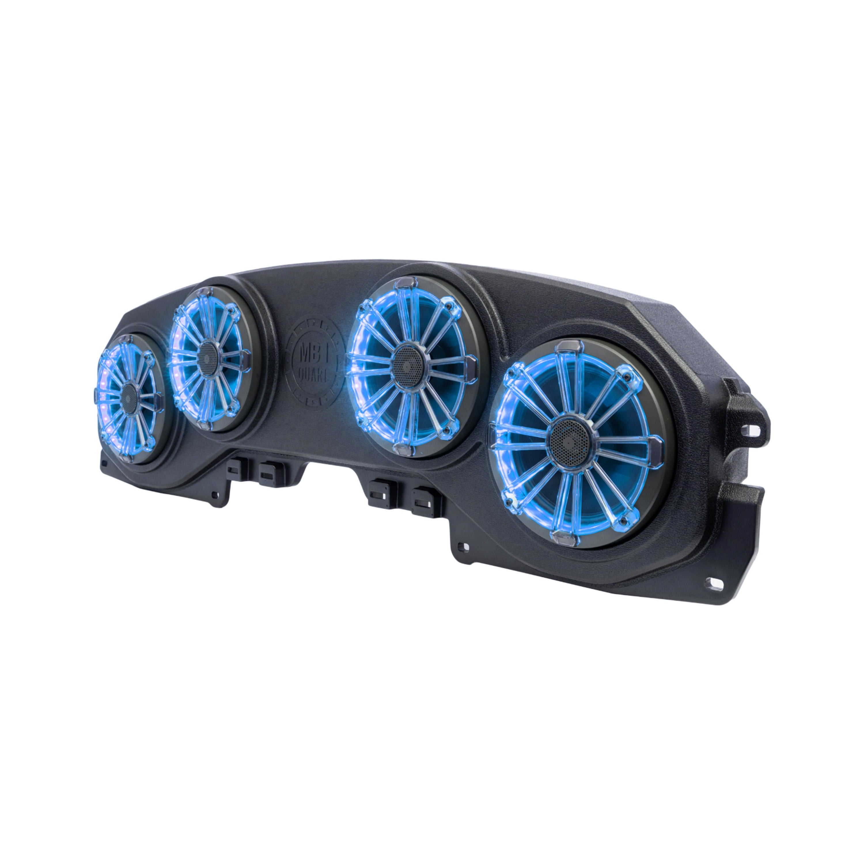 MB Quart MBQJ-48CRGB Jeep¨ Wrangler (JL) / Gladiator (JT) Tuned Rear Soundbar with 8 Inch Coaxial Speakers, Enclosure, and RGB LED Lighting