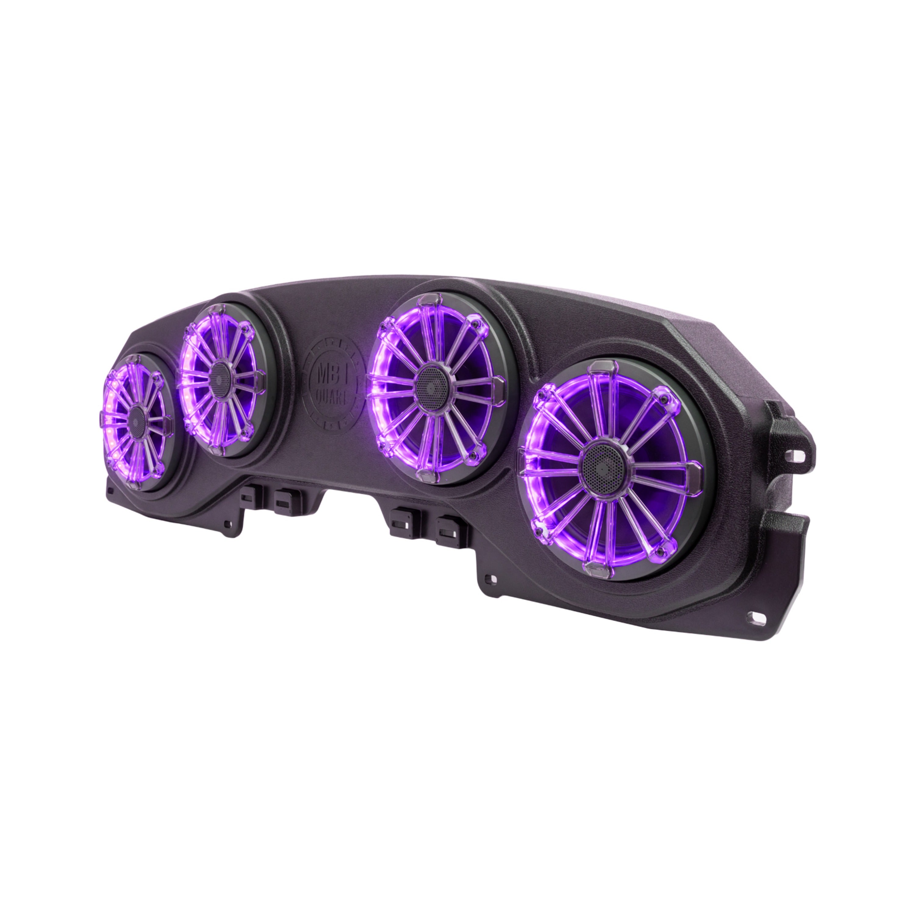 MB Quart MBQJ-48CRGB Jeep¨ Wrangler (JL) / Gladiator (JT) Tuned Rear Soundbar with 8 Inch Coaxial Speakers, Enclosure, and RGB LED Lighting