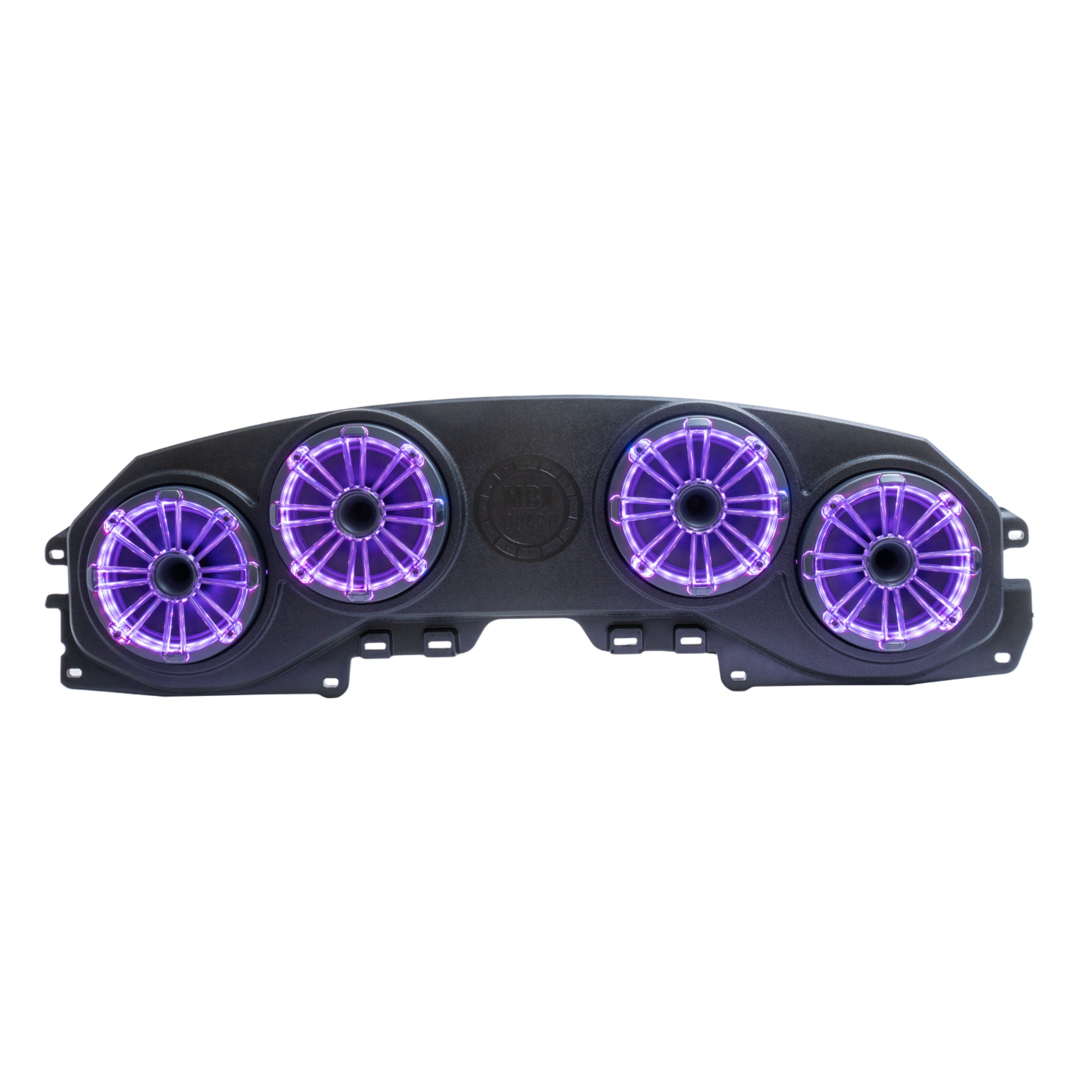 MB Quart MBQJ-48HRGB 2018-2023 Jeep Wrangler (JL) / Gladiator (JT) Rear Overhead Soundbar Four 8” Horn Speakers & LEDs