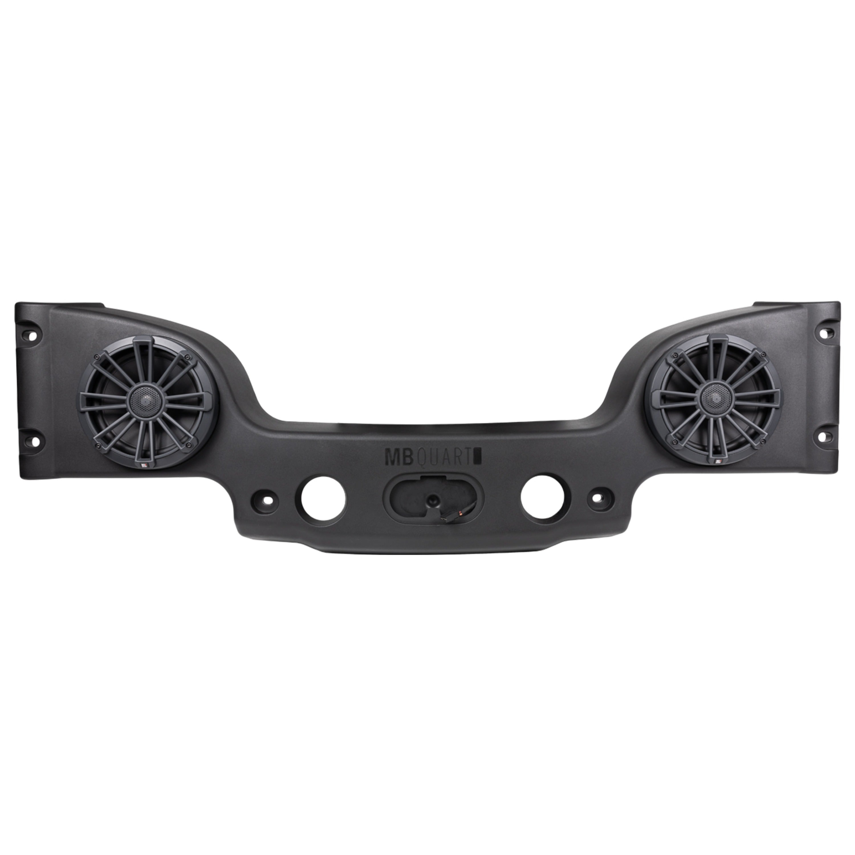 MB Quart MBQJK-28C Jeep Wrangler (JK) Tuned Rear Overhead Soundbar with Two 8 Inch Coaxial Speakers - RGB LED Lighting