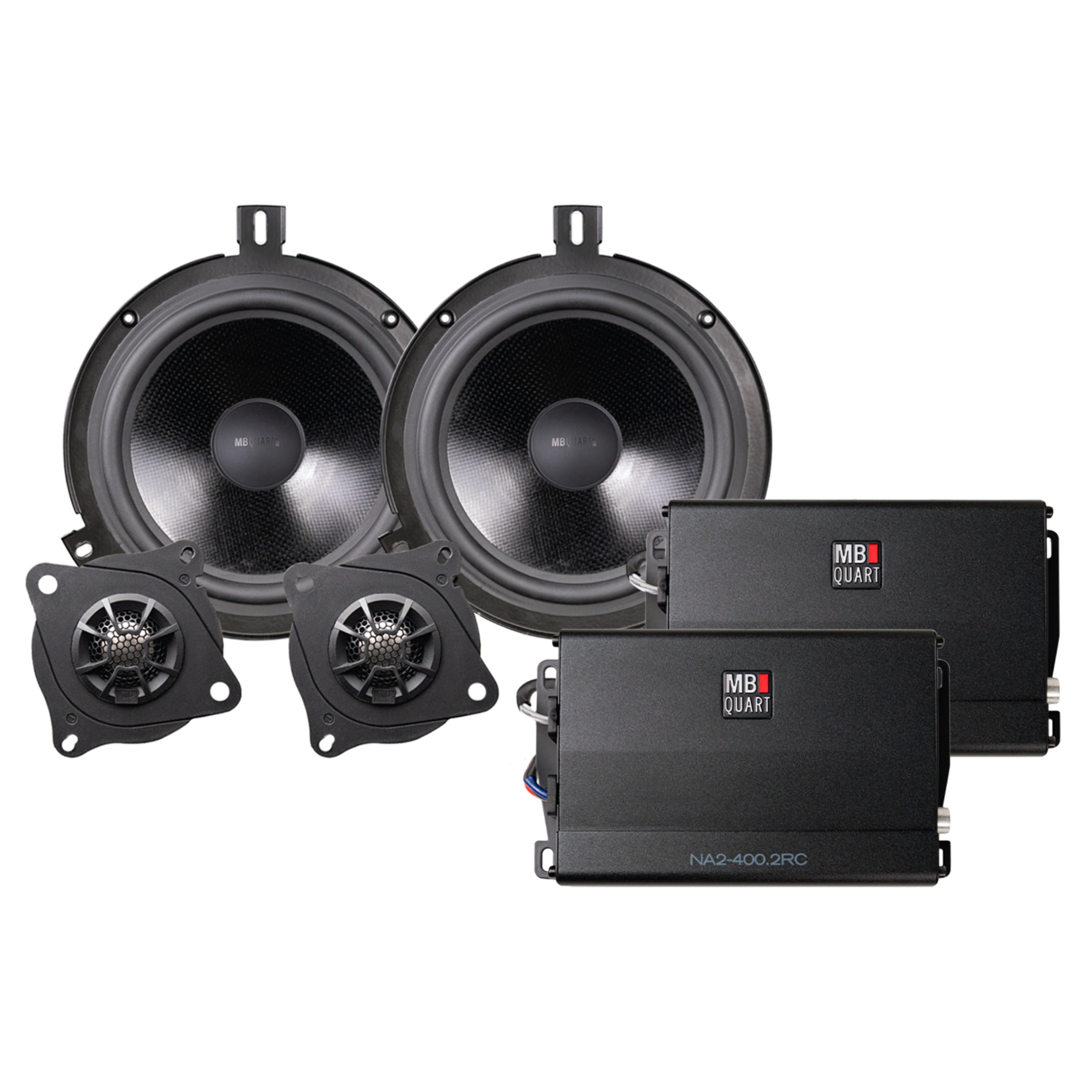 MB Quart MBQJK-STG2AH-1 Jeep Wrangler (JK) Two Speaker 800 Watt STAGE 2 OEM Audio System Upgrade