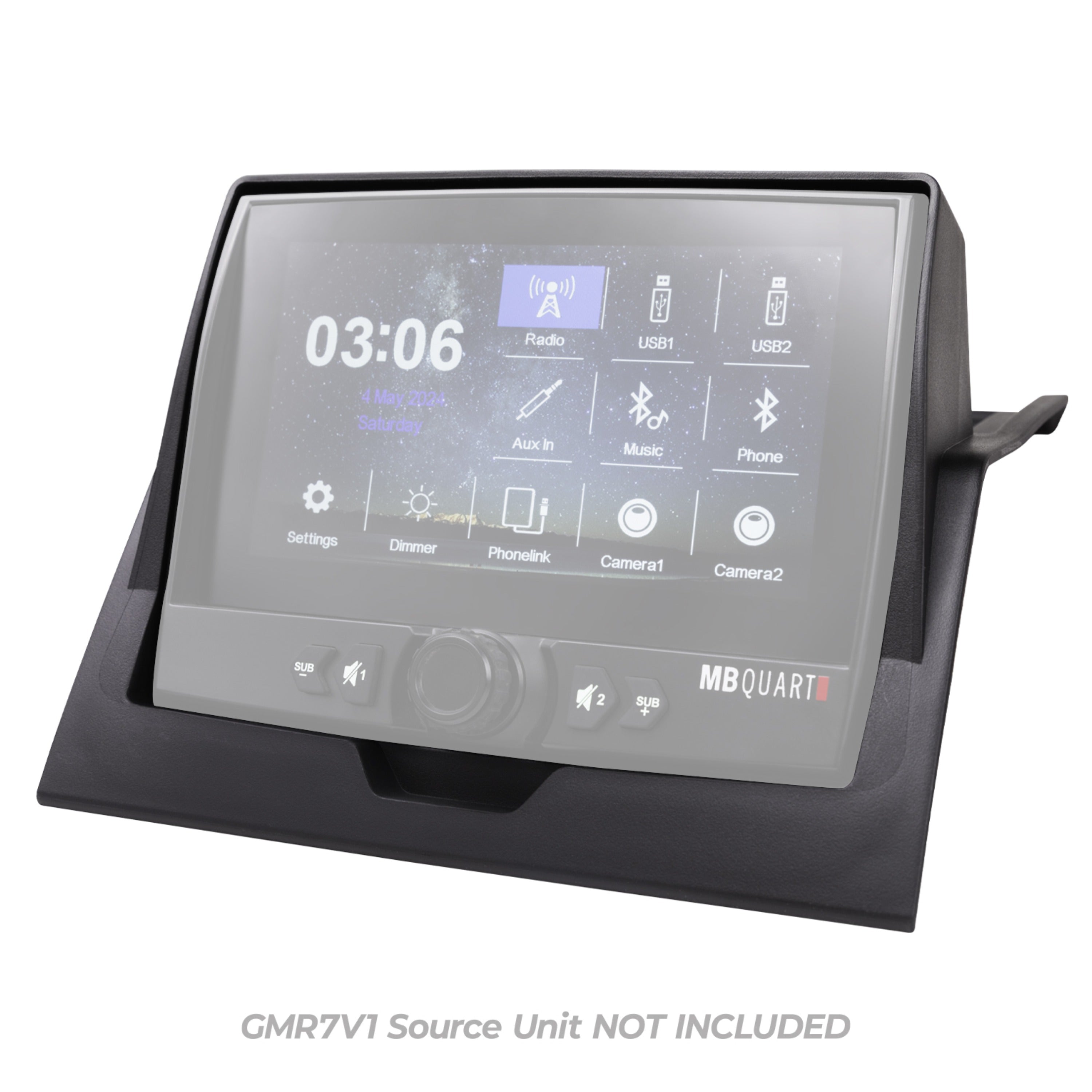 MB Quart MBQRG-DASH-1 Polaris Ranger - Install kit for GMR-7V1 Source Unit (GMR-7V1.2 sold separately)