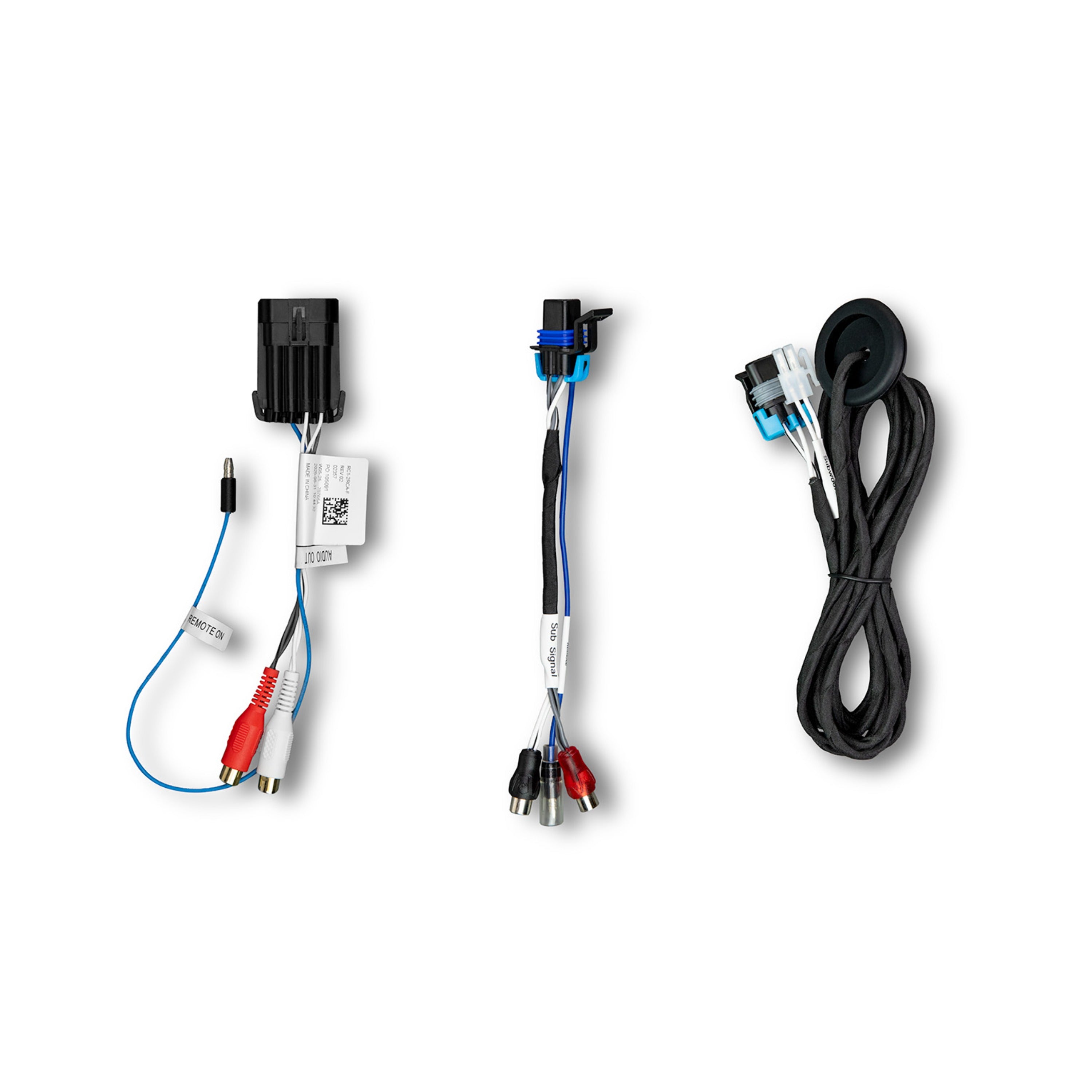 MB Quart MBQRG-SUB-ACC-1 Subwoofer accessory kit with wiring and amp plate for adding a sub to an existing system.